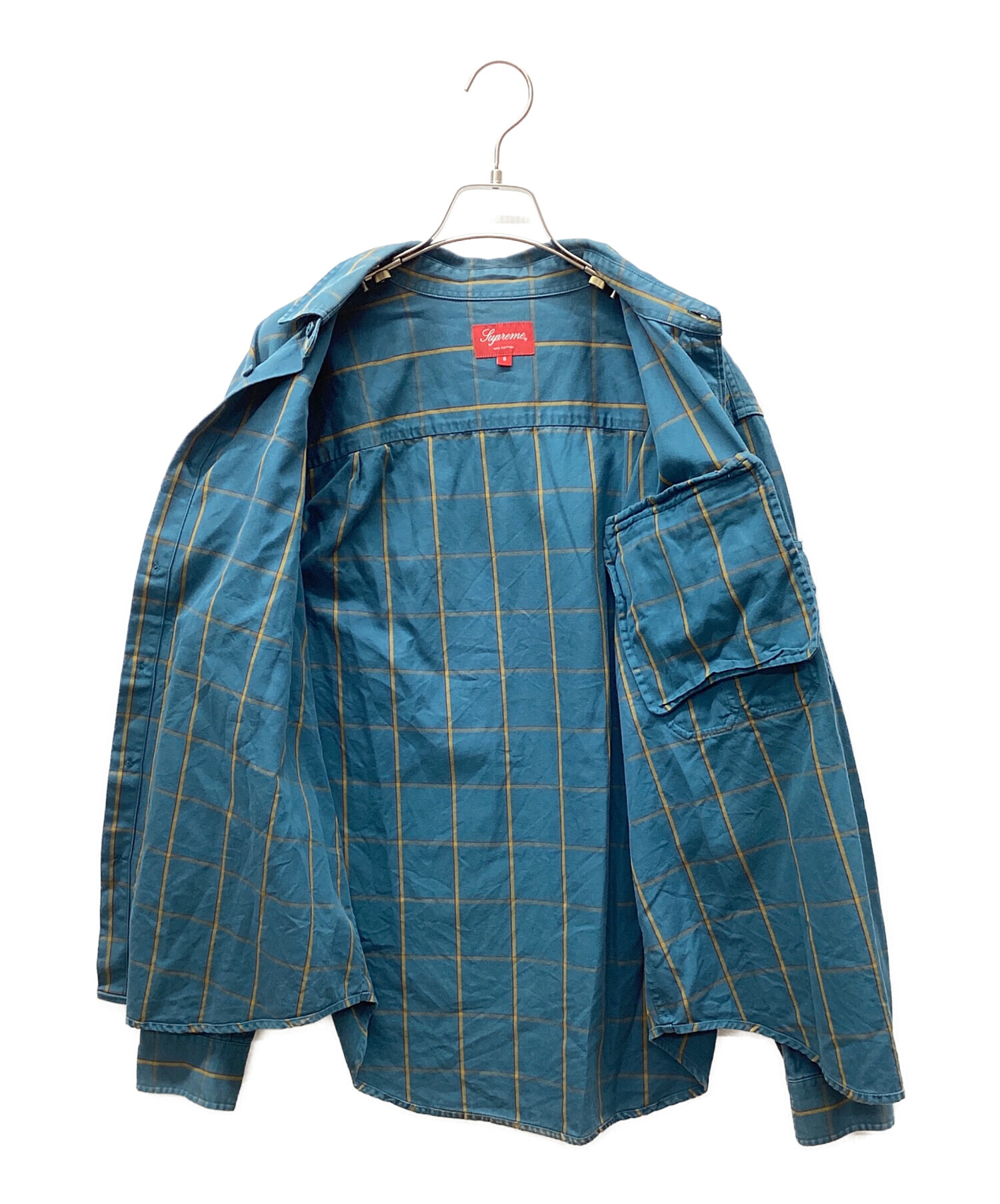 中古・古着通販】SUPREME (シュプリーム) 長袖シャツ グリーン サイズ