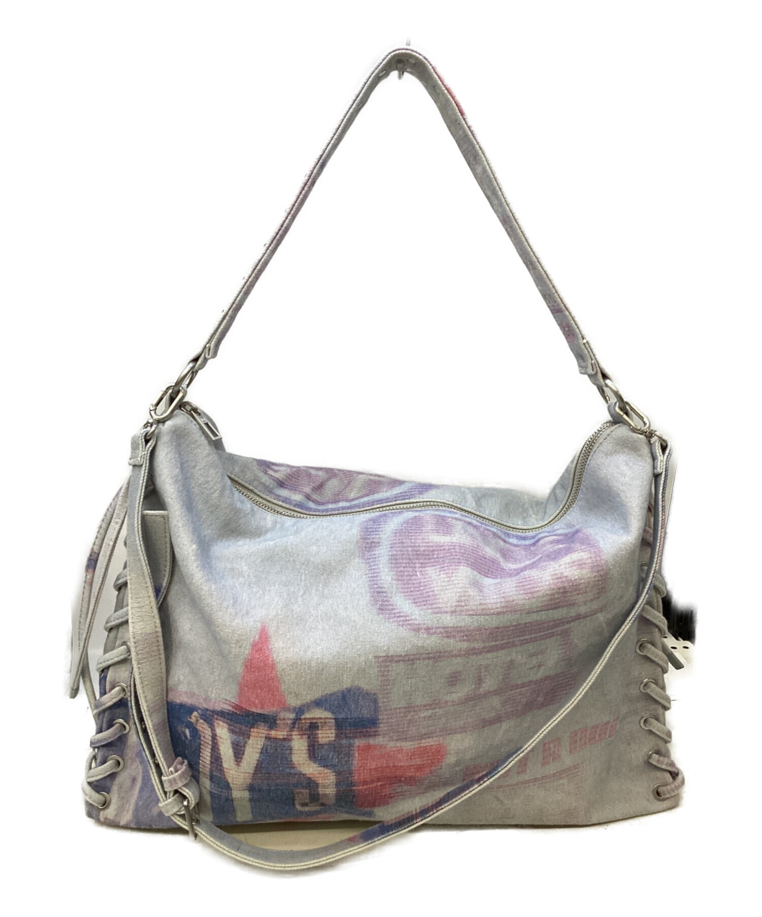 メ5208 福袋未使用Desigual デシグアルコー(46)定価38,900円 中古・古着通販】Desigual (デシグアル) 2WAYバッグ パープル
