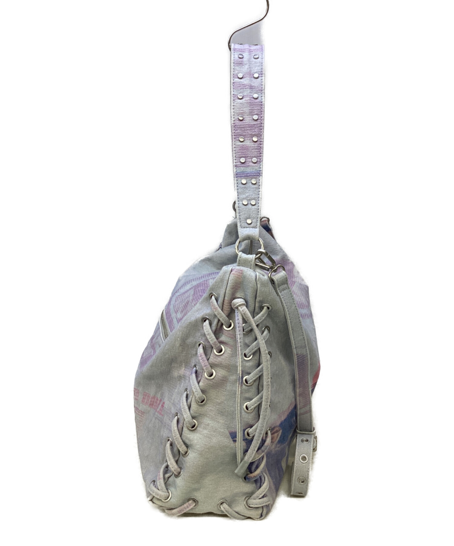 タグ付未使用✨ Desigual デシグアル 2WAY トートバッグ レザー 中古・古着通販】Desigual (デシグアル) 2WAYバッグ パープル