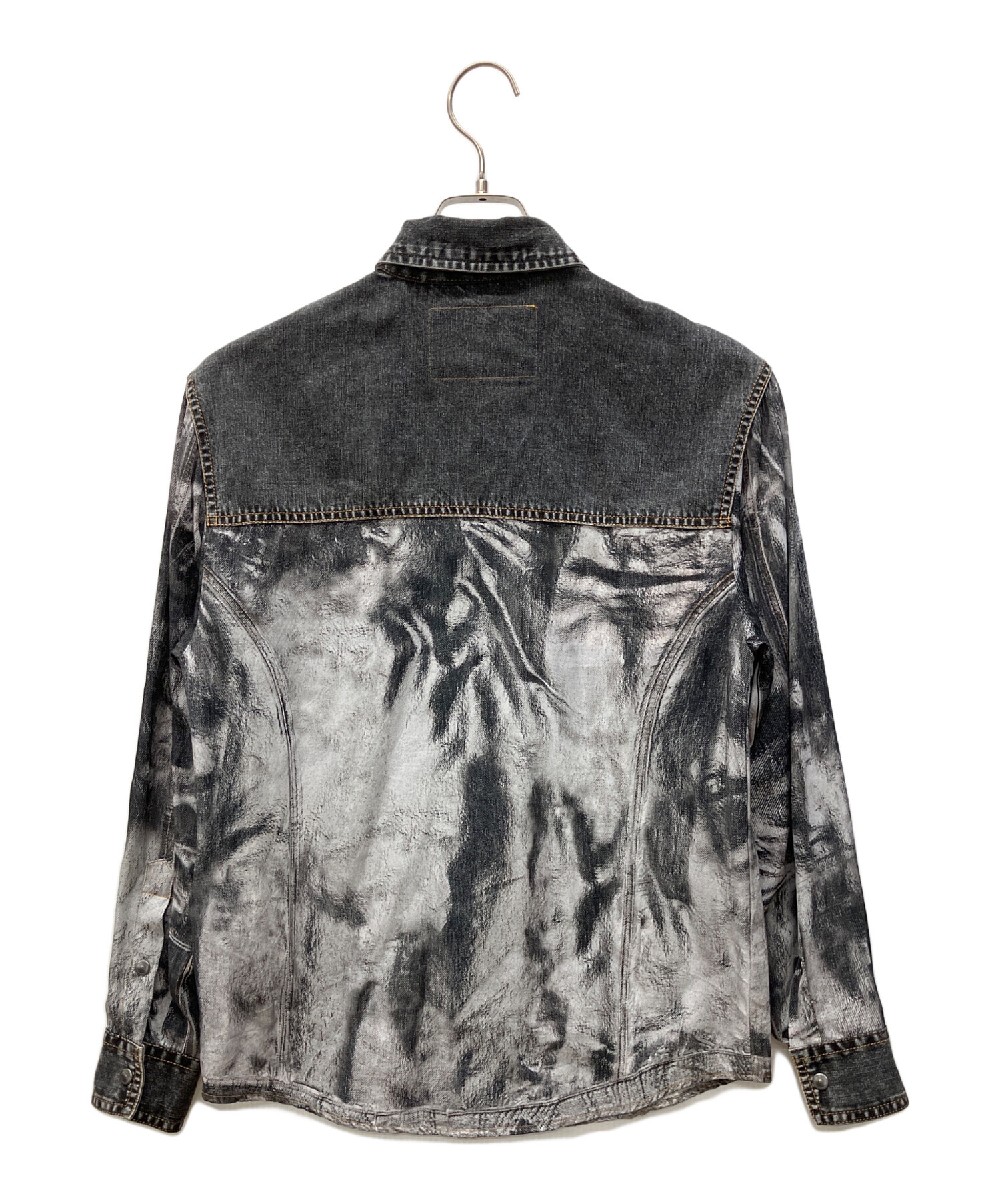 中古・古着通販】DIESEL (ディーゼル) 長袖シャツ グレー サイズ:M
