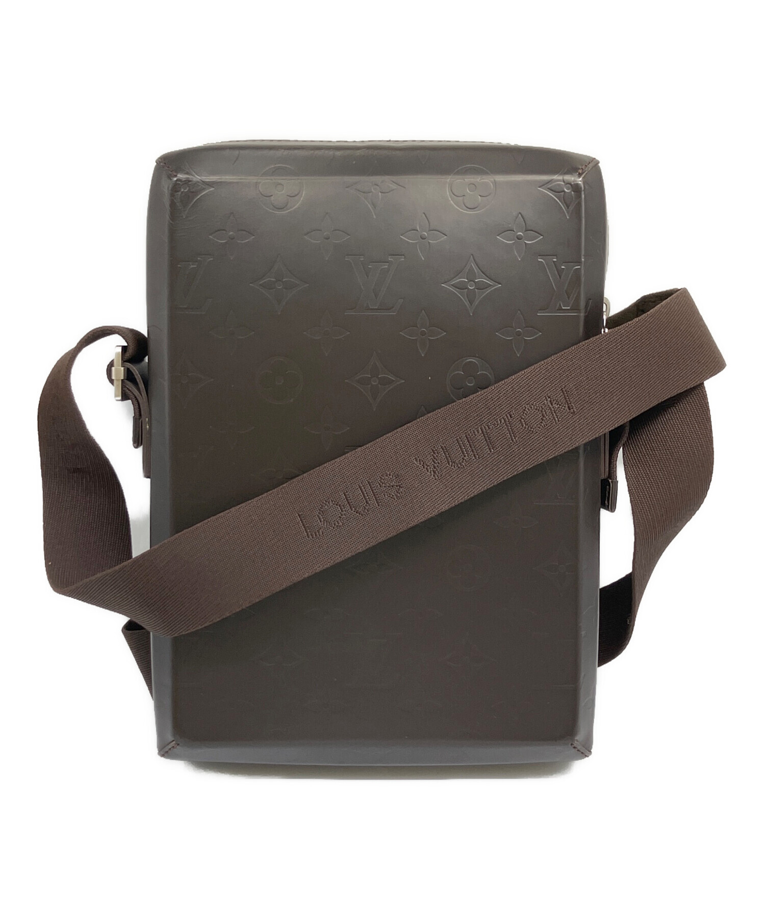 Louis Vuitton ショルダーバッグ 中型 ダークブラウン 中古・古着通販】LOUIS VUITTON (ルイ ヴィトン) ショルダーバッグ