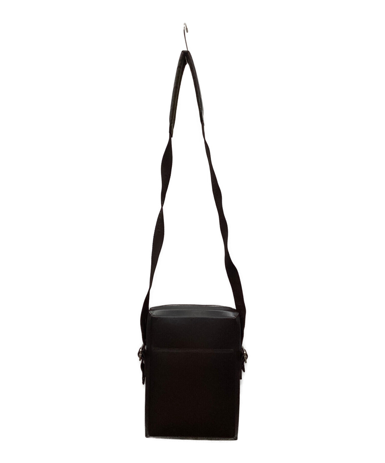 Louis Vuitton ショルダーバッグ 中型 ダークブラウン 中古・古着通販】LOUIS VUITTON (ルイ ヴィトン) ショルダーバッグ