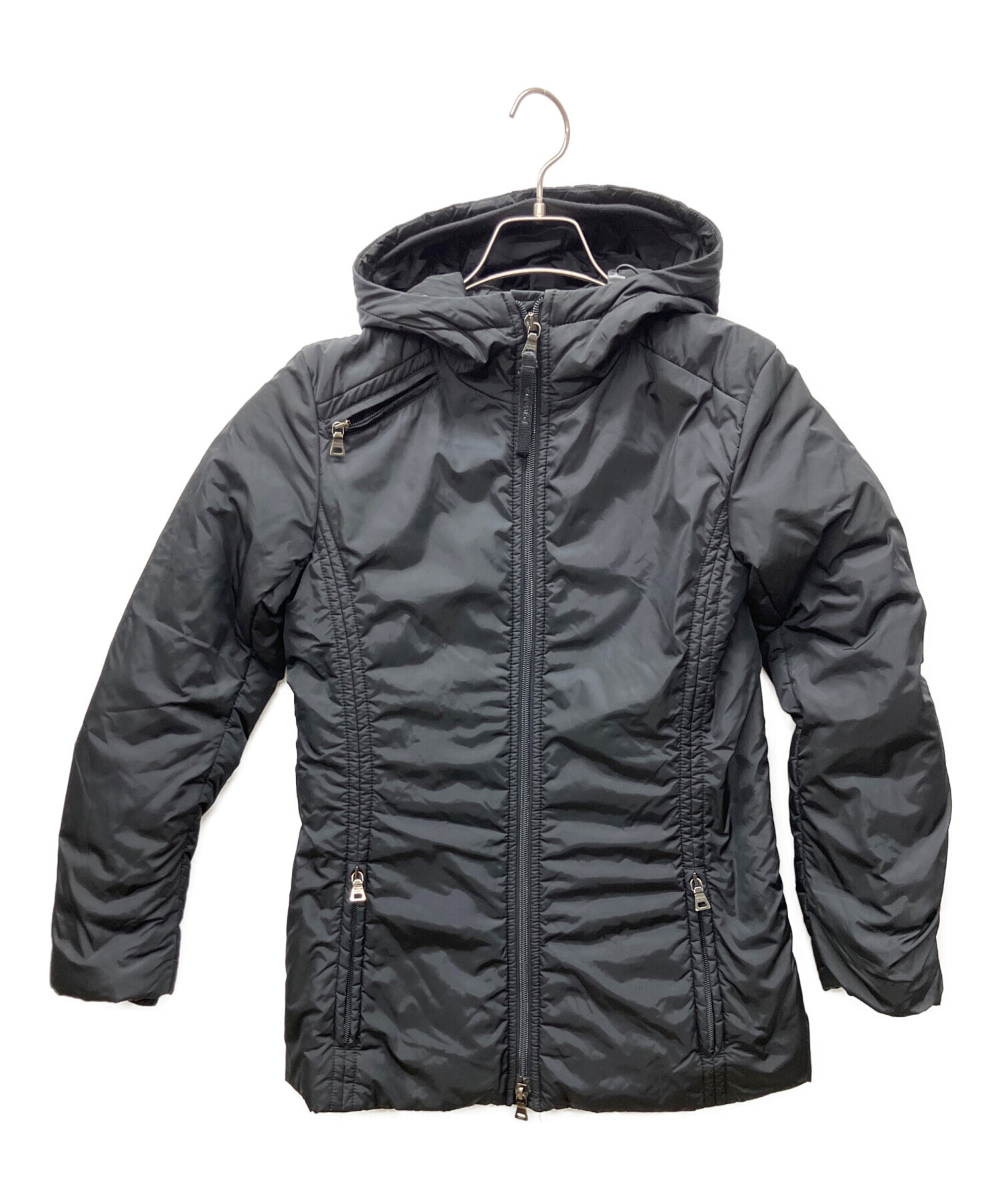 中古・古着通販】PRADA SPORTS (プラダスポーツ) 中綿コート ブラック