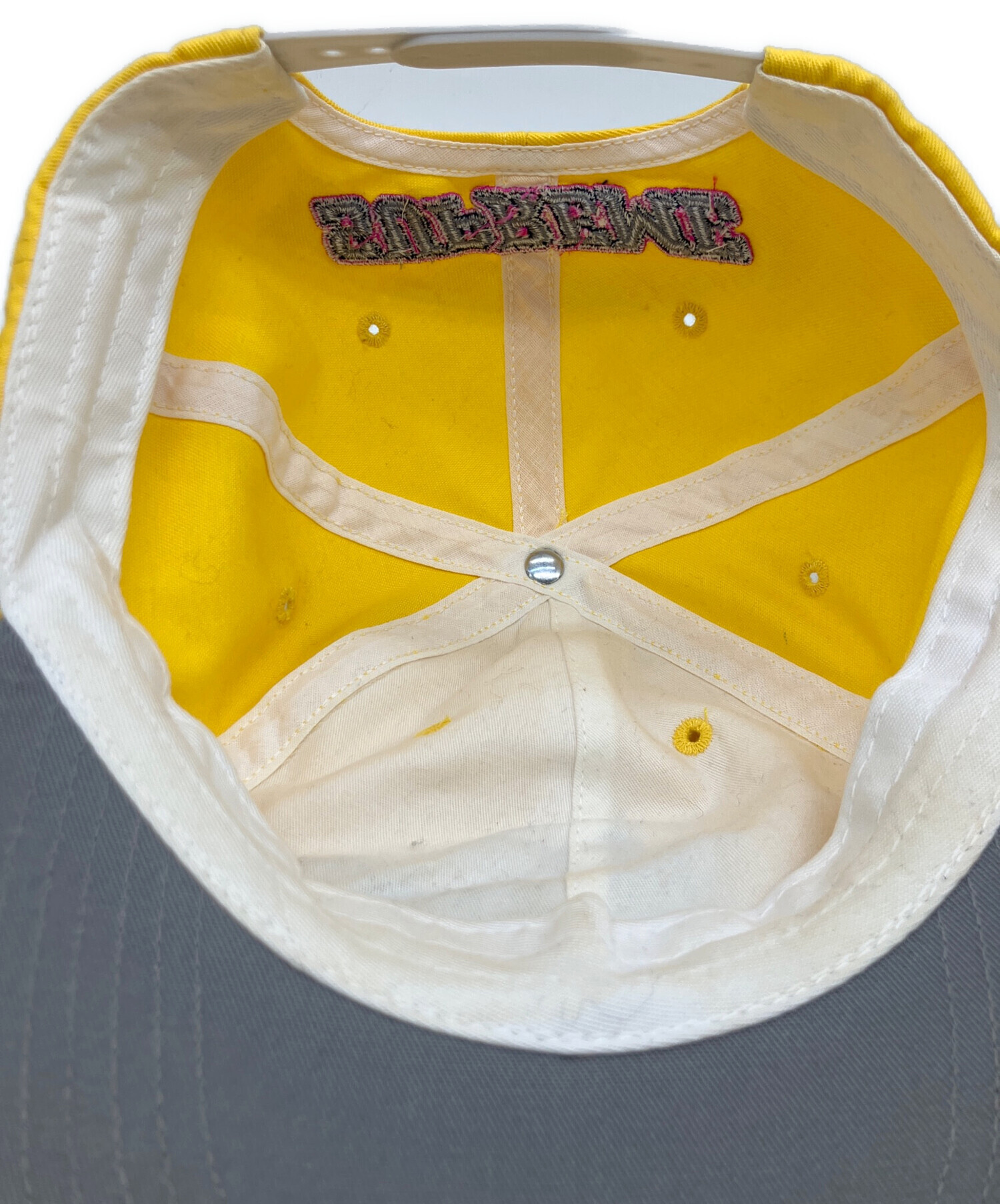 中古・古着通販】SUPREME (シュプリーム) キャップ イエロー｜ブランド