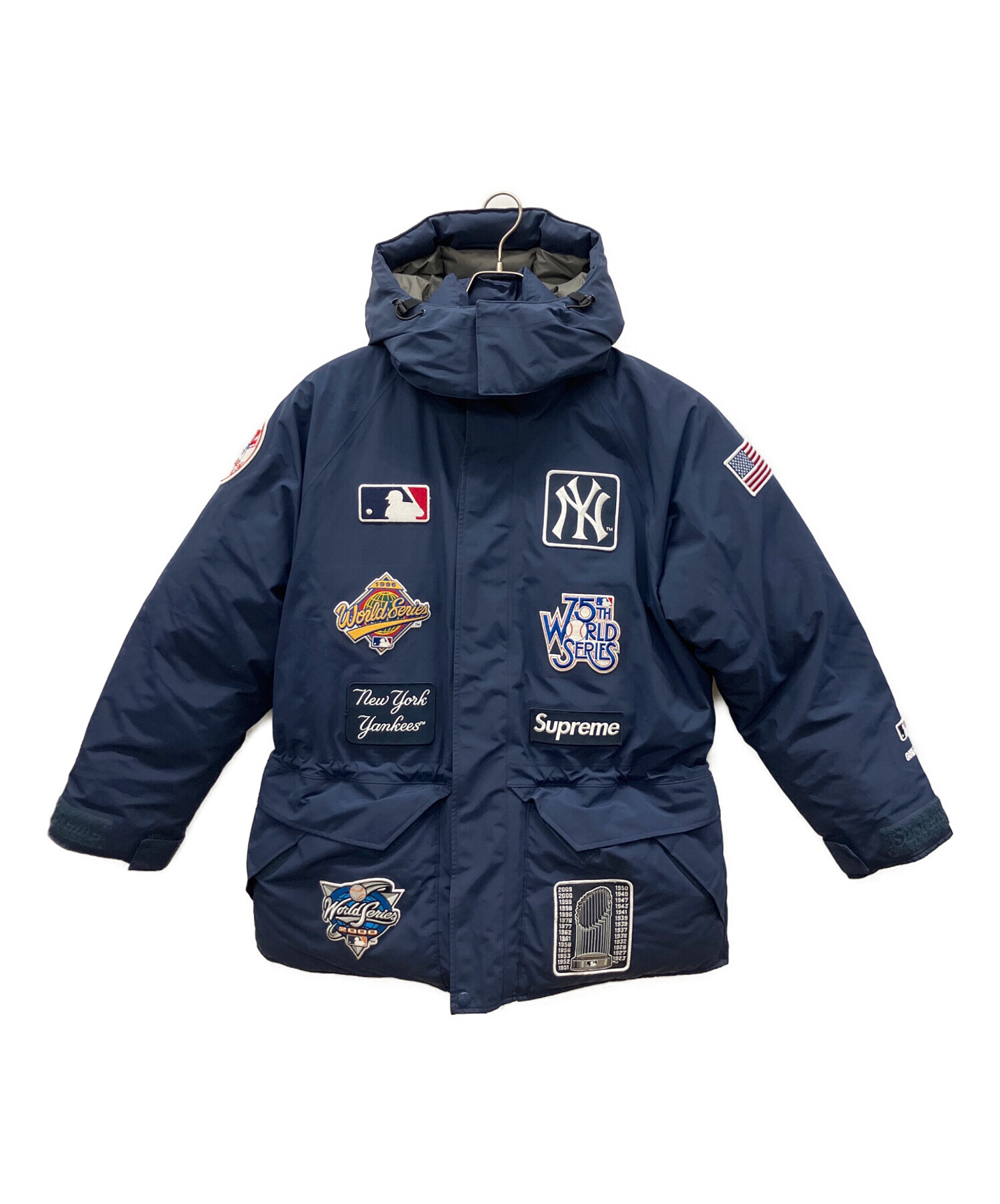 Supreme 00s 旧タグ　ダウンジャケット 中古・古着通販】SUPREME (シュプリーム) ダウンジャケット ネイビー