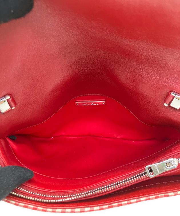 中古・古着通販】MIU MIU (ミュウミュウ) ギンガムチェックショルダー