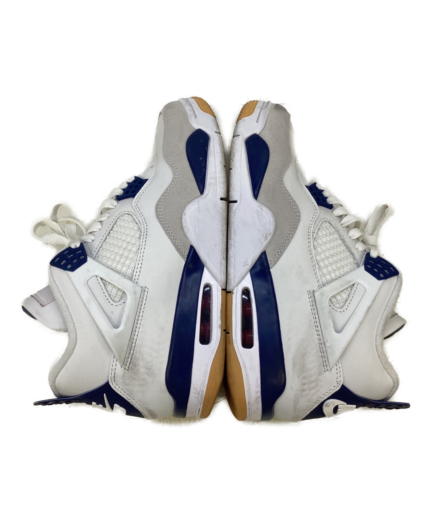 中古・古着通販】NIKE (ナイキ) ミッドカットスニーカー ホワイト 