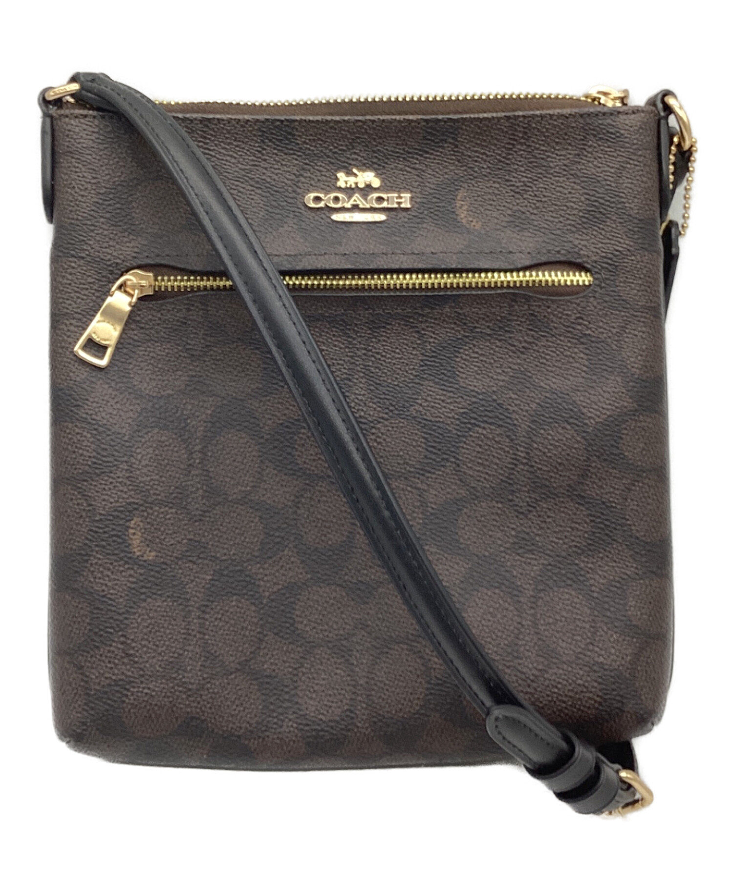 中古・古着通販】COACH (コーチ) ショルダーバッグ ブラウン｜ブランド