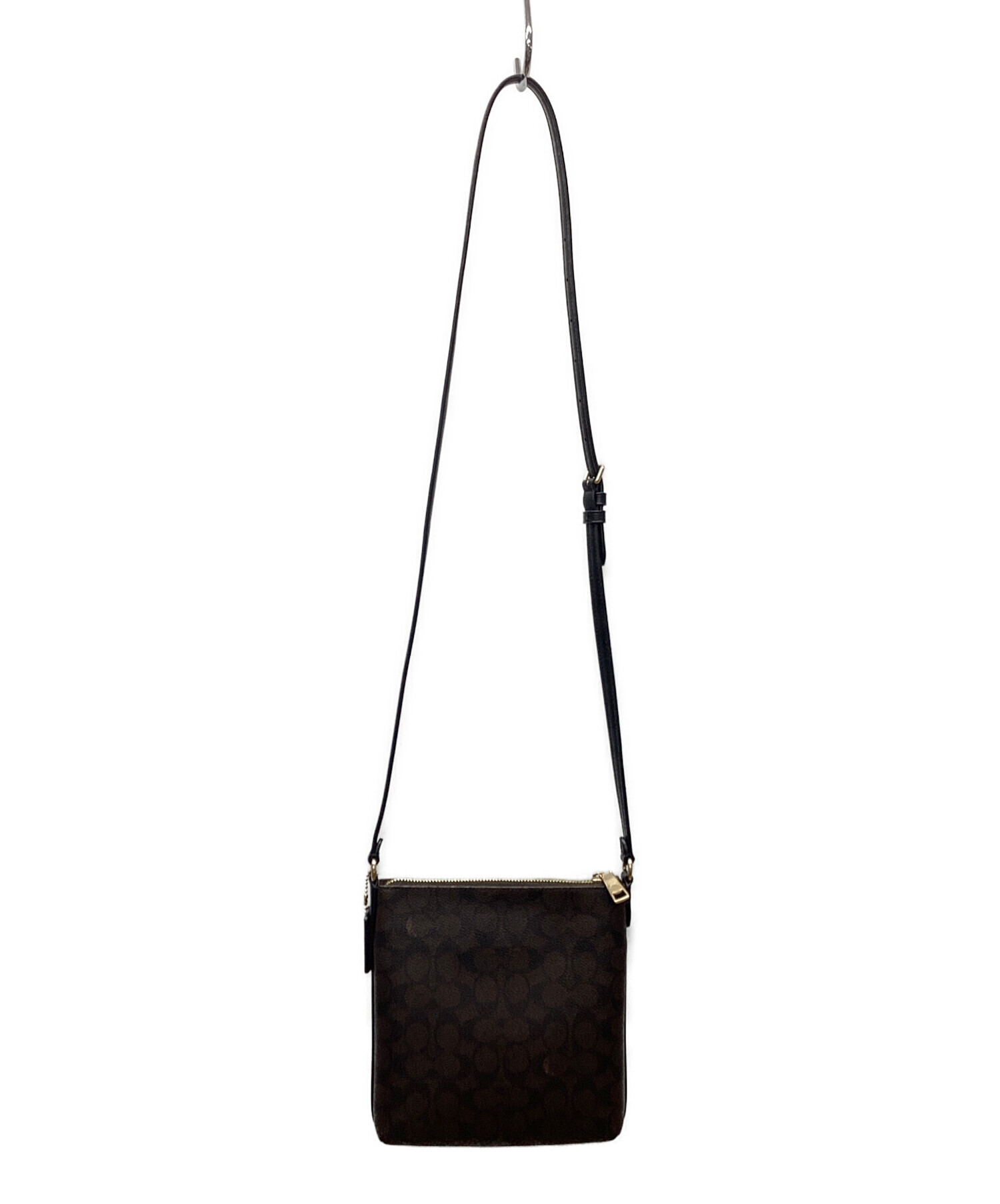 中古・古着通販】COACH (コーチ) ショルダーバッグ ブラウン｜ブランド