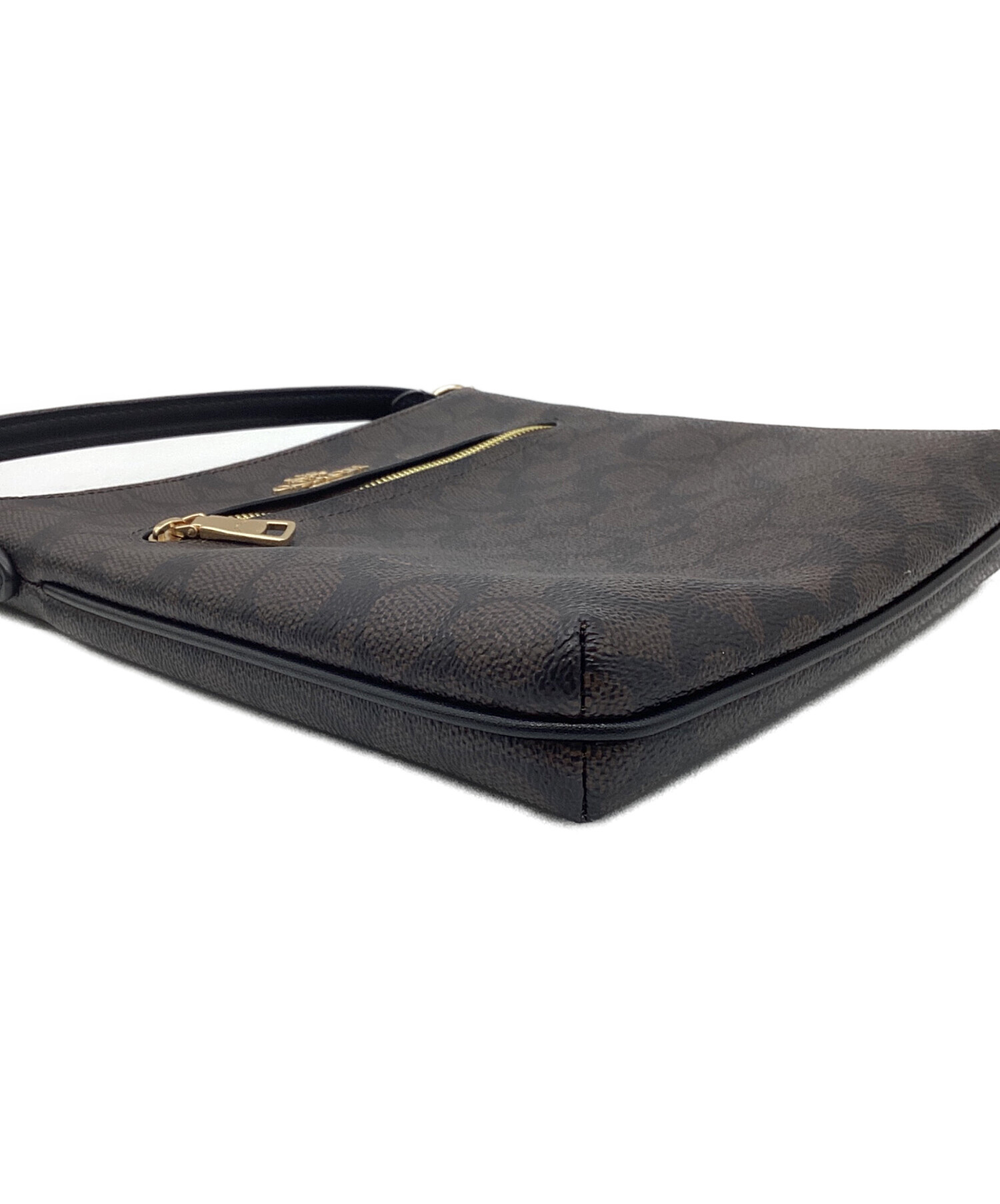 中古・古着通販】COACH (コーチ) ショルダーバッグ ブラウン｜ブランド