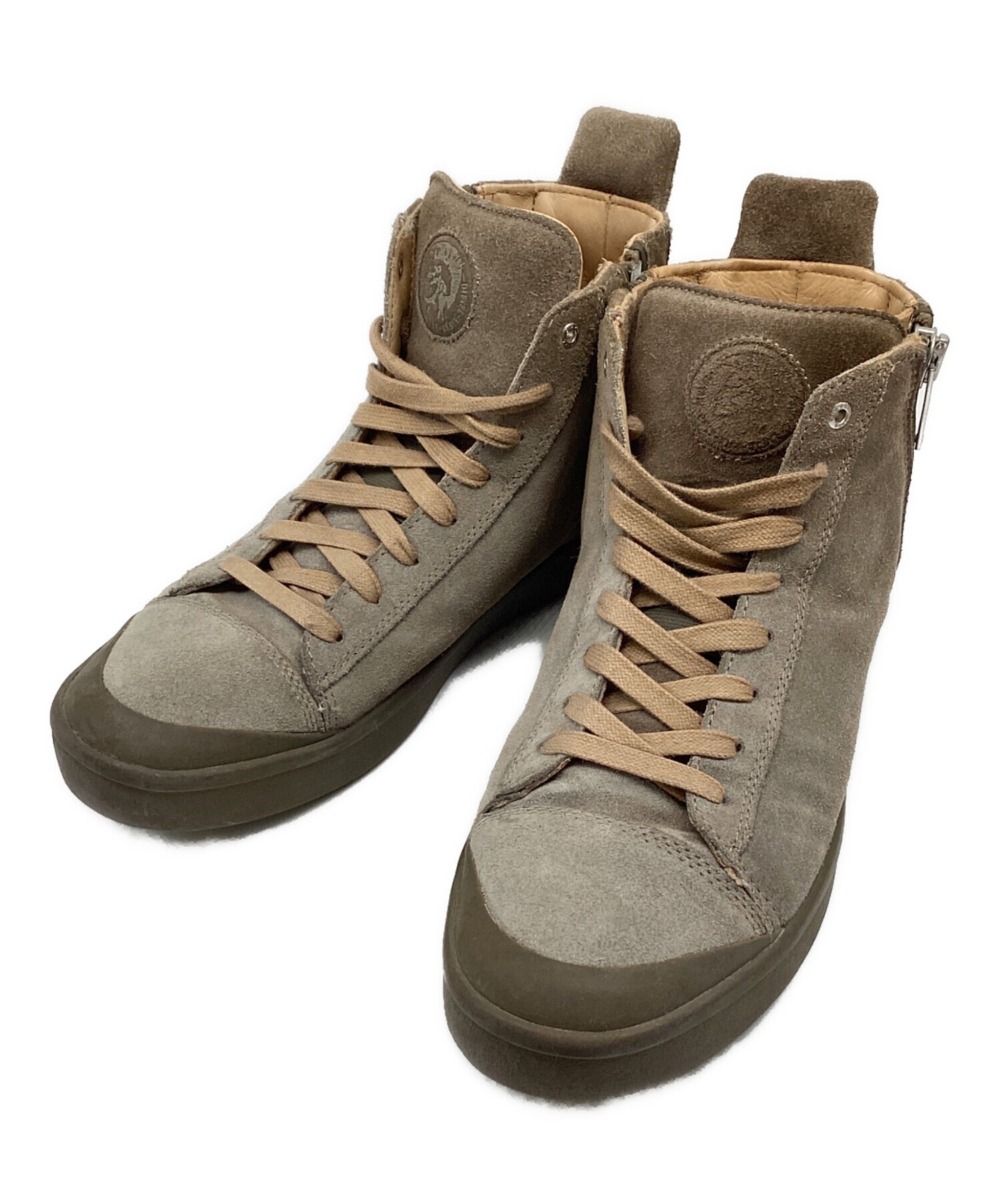専用！Deisel ディーゼル 43 エンジニアブーツ 裏ボア ヴィンテージ加工 中古・古着通販】DIESEL (ディーゼル) ブーツ グレー サイズ:43