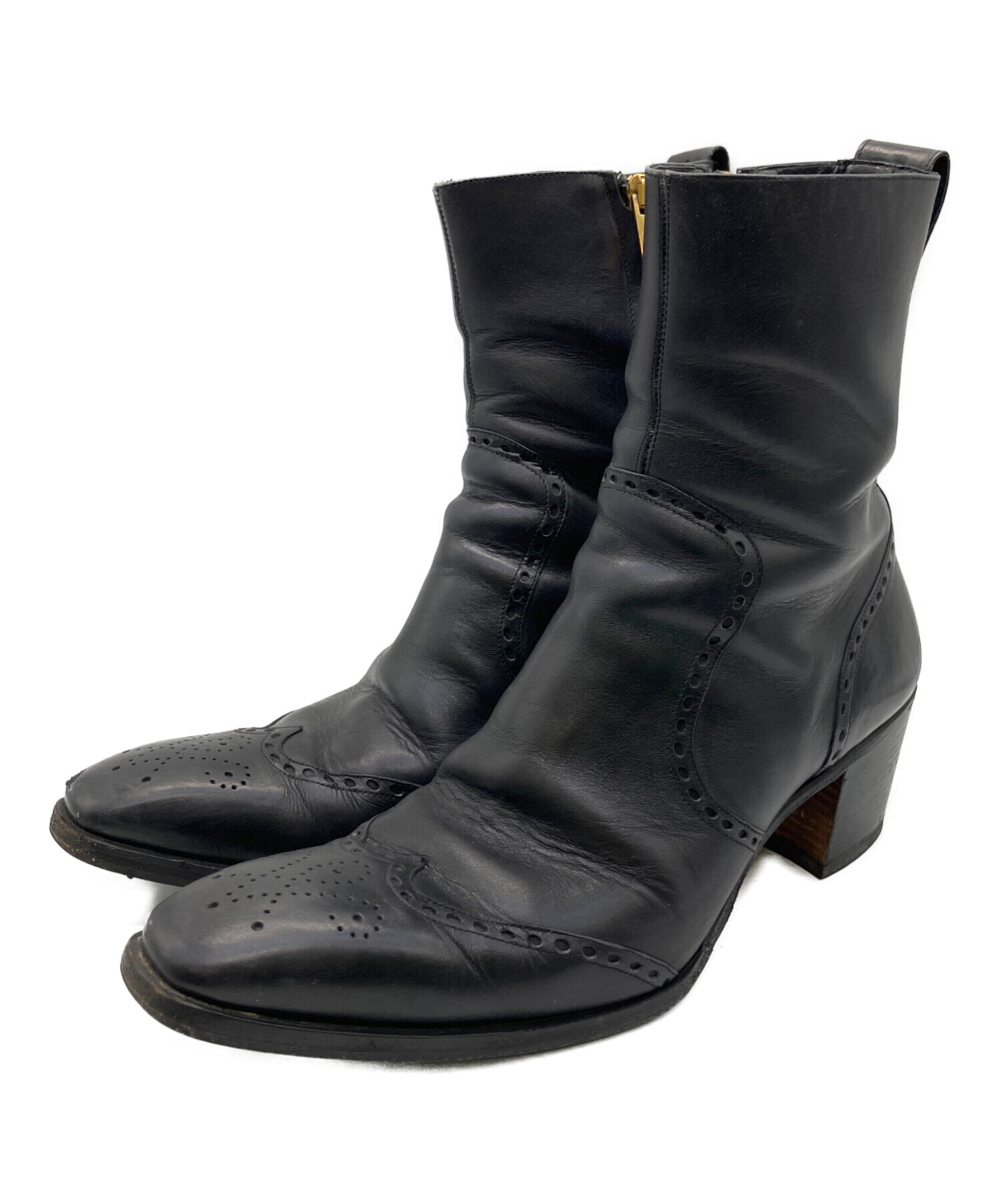 サンローラン　ジョニーブーツ 中古・古着通販】Yves Saint Laurent (イヴサンローラン) ジョニー