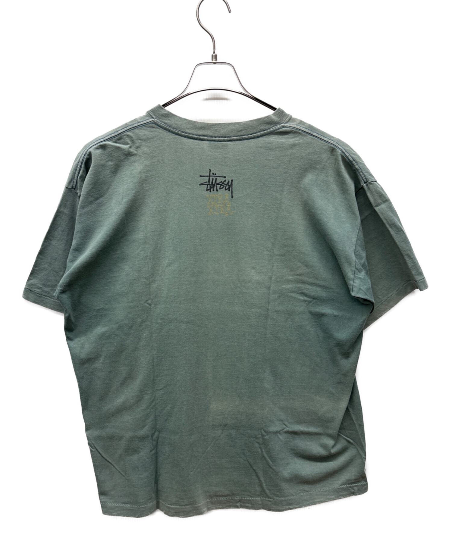 中古・古着通販】stussy (ステューシー) 半袖カットソー グリーン