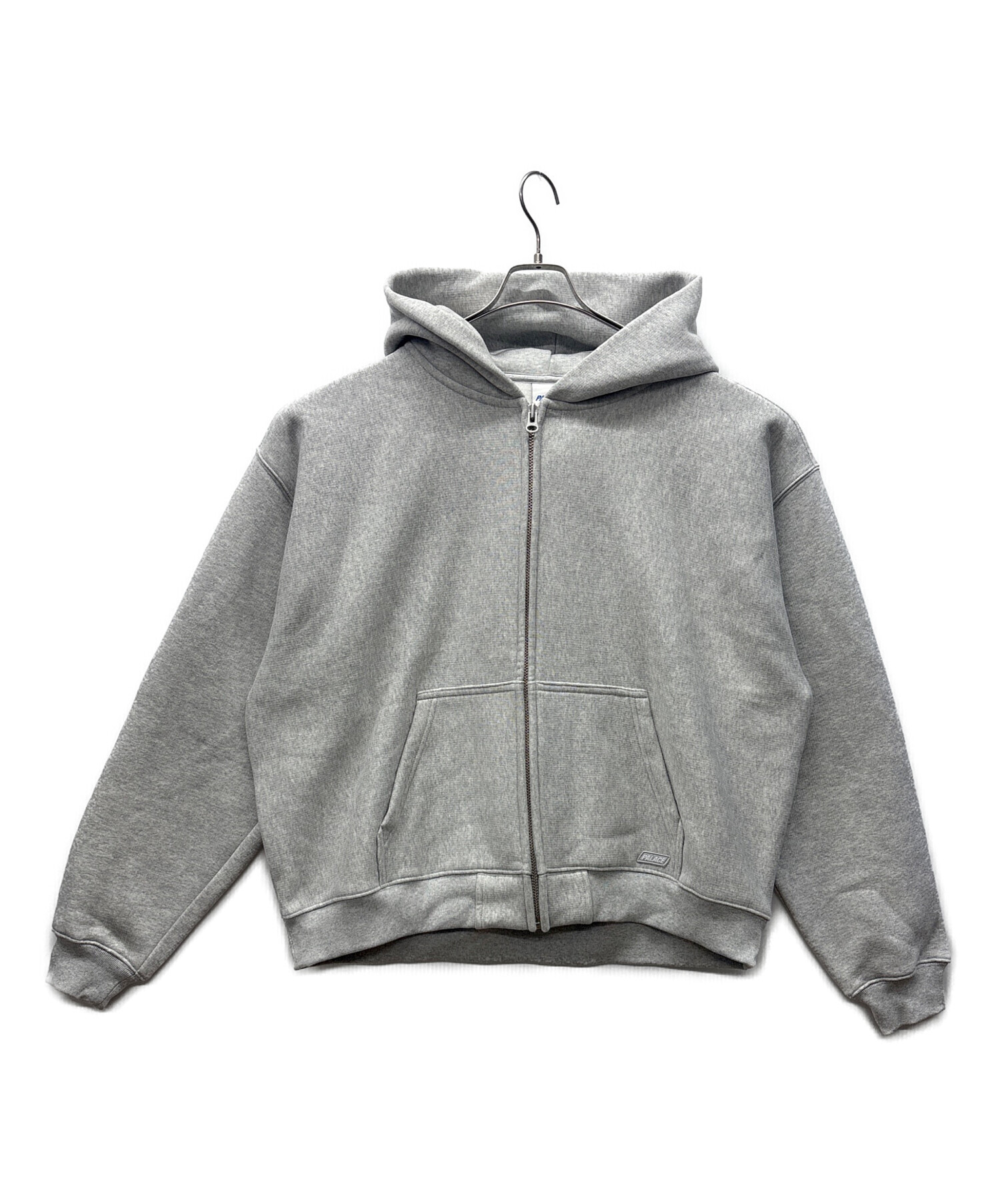 PALACE グレー スウェット 中古・古着通販】PALACE (パレス) unisex zip hood グレー サイズ:L