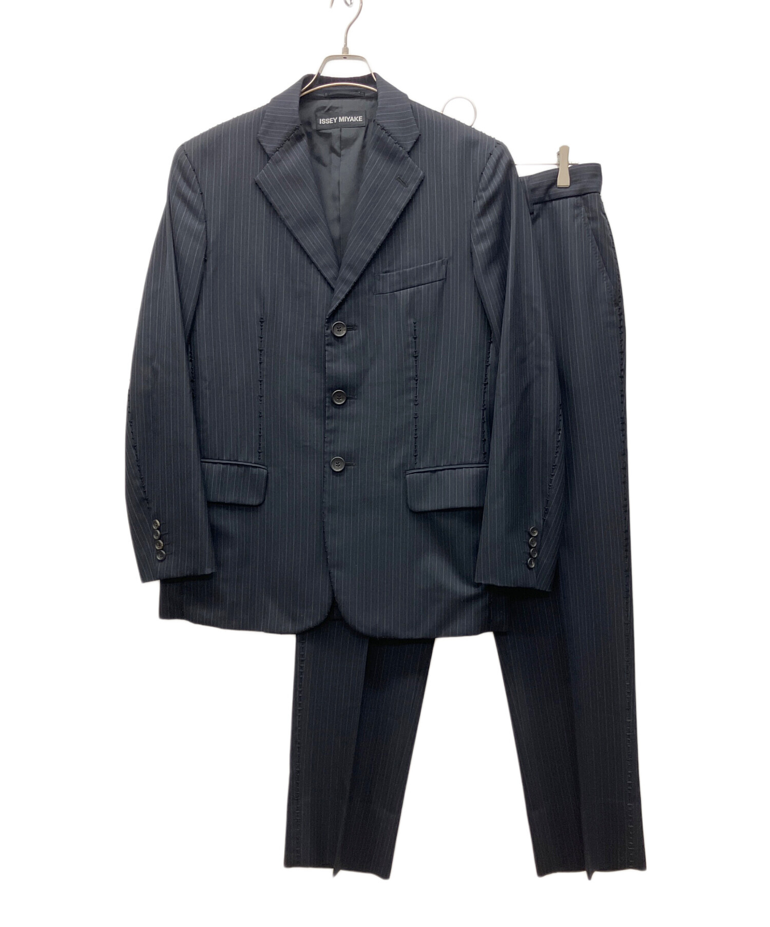 中古・古着通販】ISSEY MIYAKE (イッセイミヤケ) セットアップスーツ
