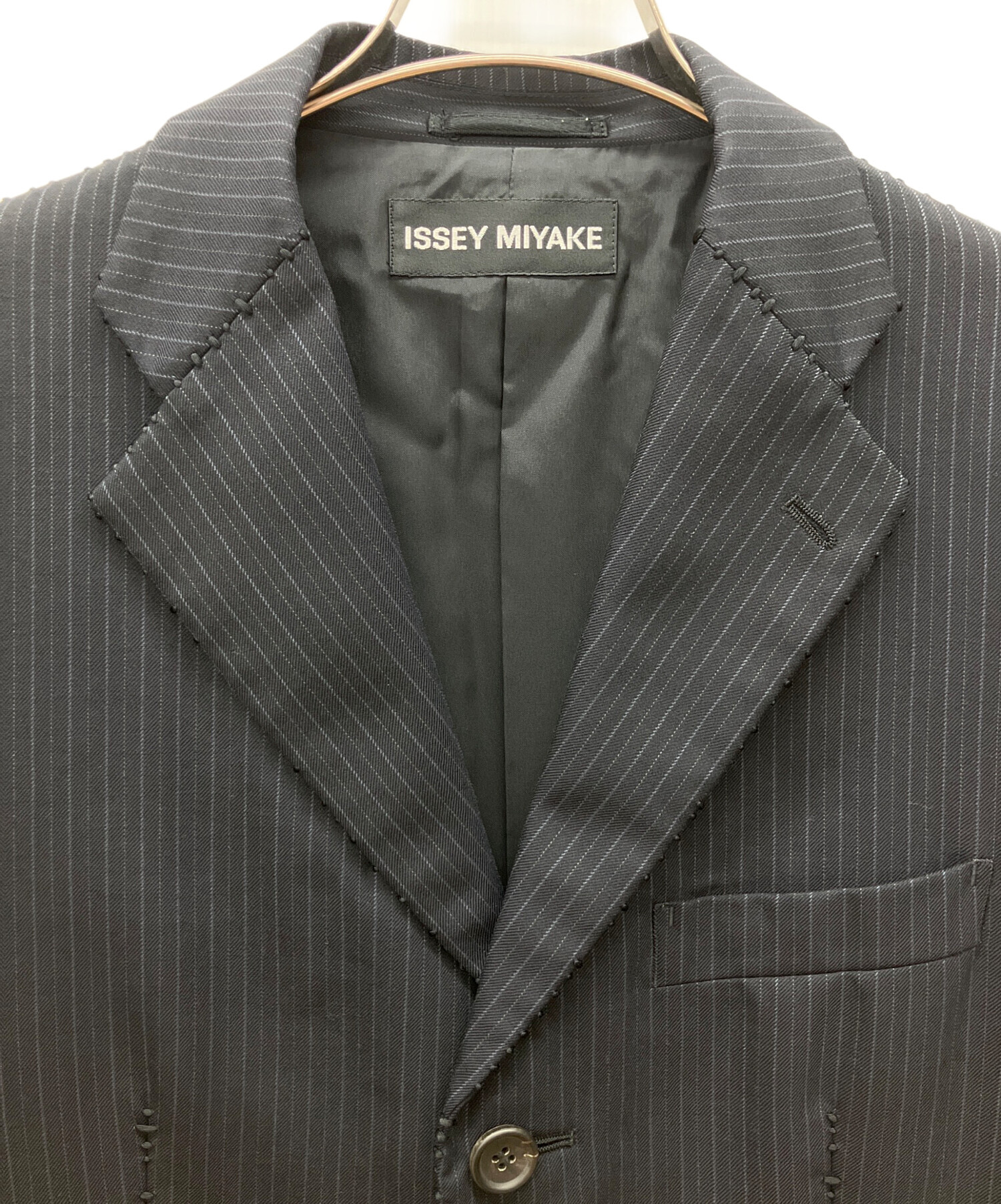 中古・古着通販】ISSEY MIYAKE (イッセイミヤケ) セットアップスーツ