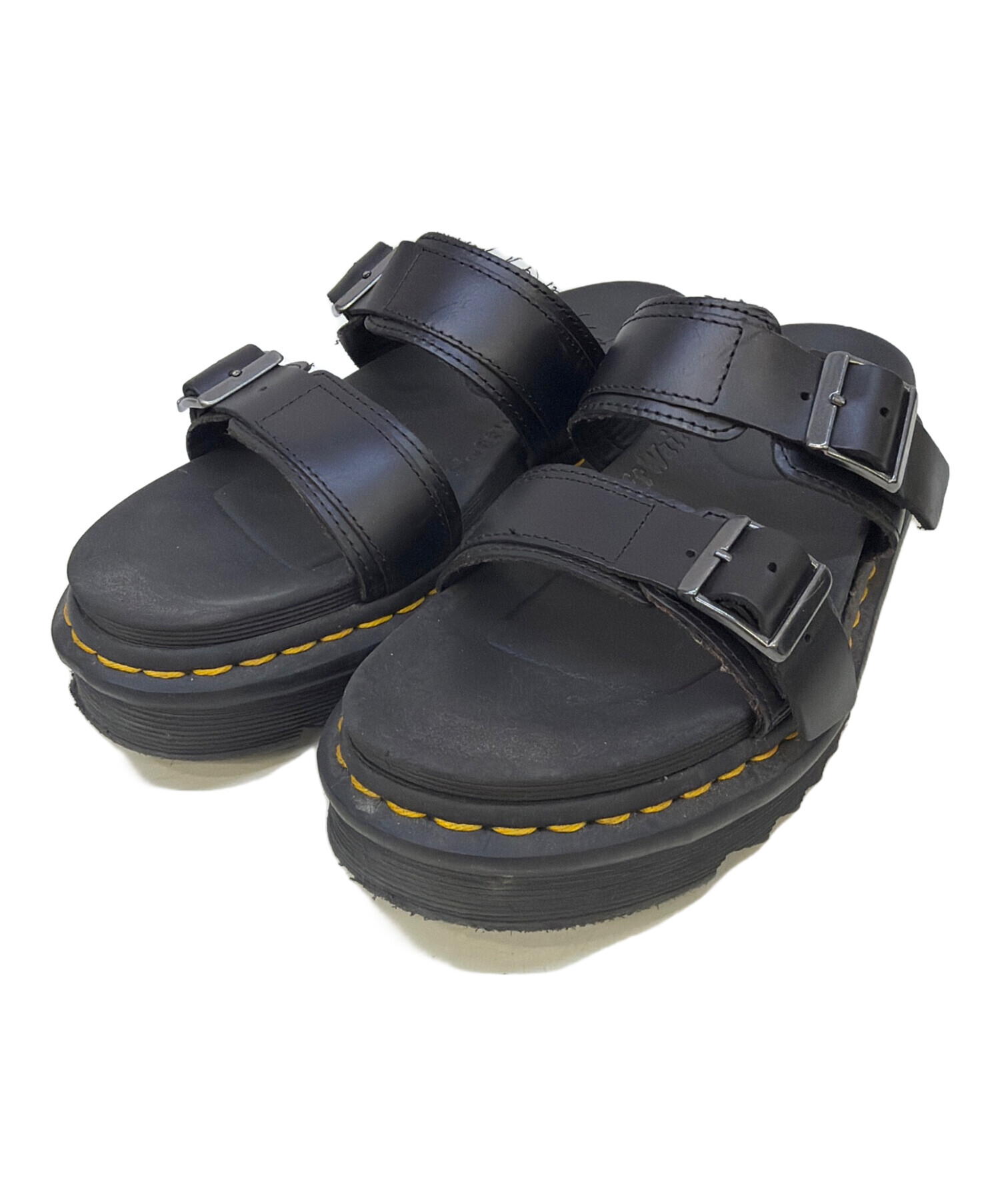 Dr. Martens ブラック ストラップサンダル　未使用に近い 中古・古着通販】Dr.Martens (ドクターマーチン) ストラップサンダル