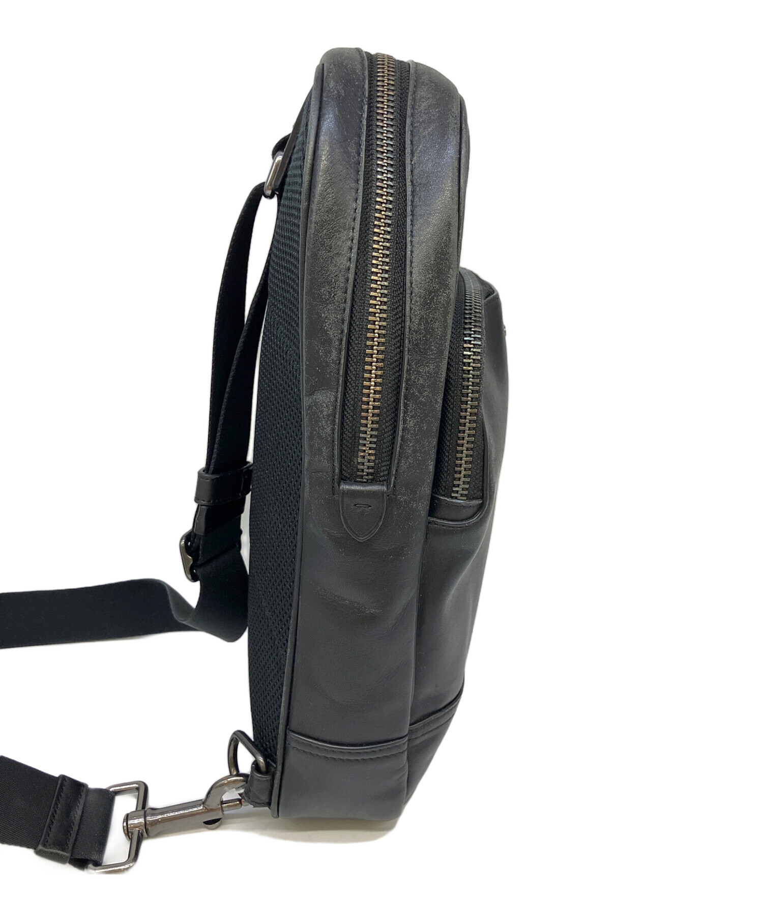中古・古着通販】COACH (コーチ) ボディバッグ ブラック｜ブランド