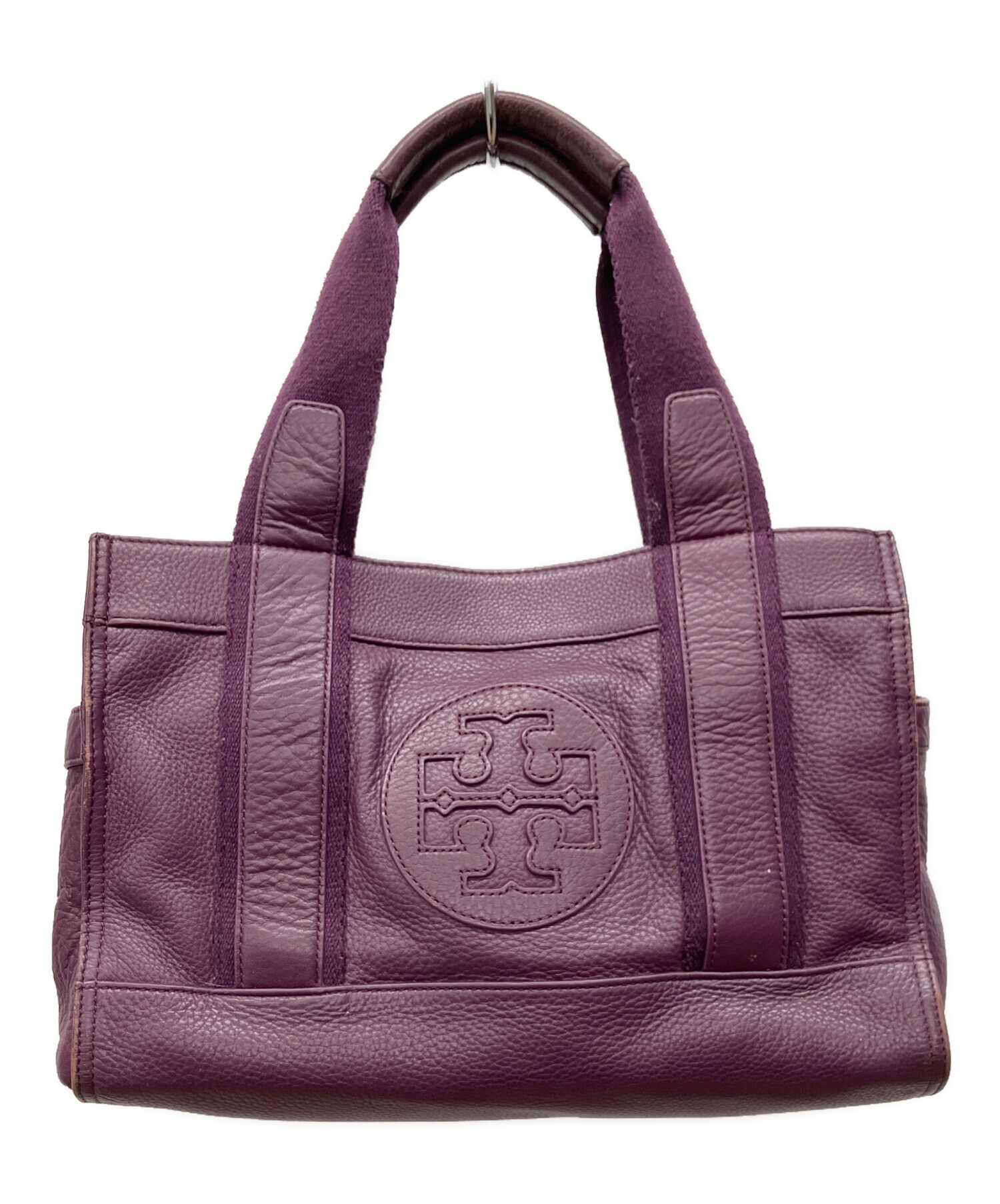 美品】 トリーバーチ ショルダーバッグ ナイロン パープル 美品 