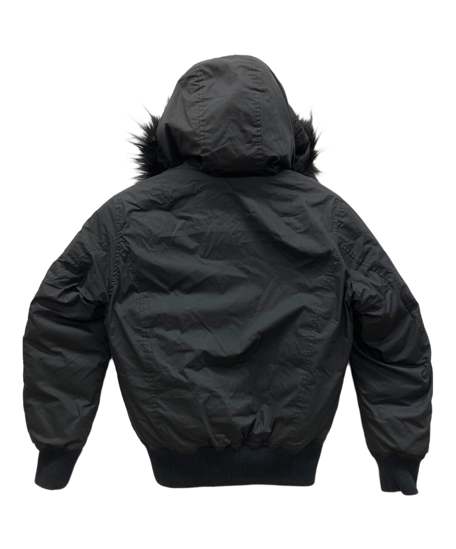 中古・古着通販】DIESEL (ディーゼル) 中綿ジャケット ブラック サイズ