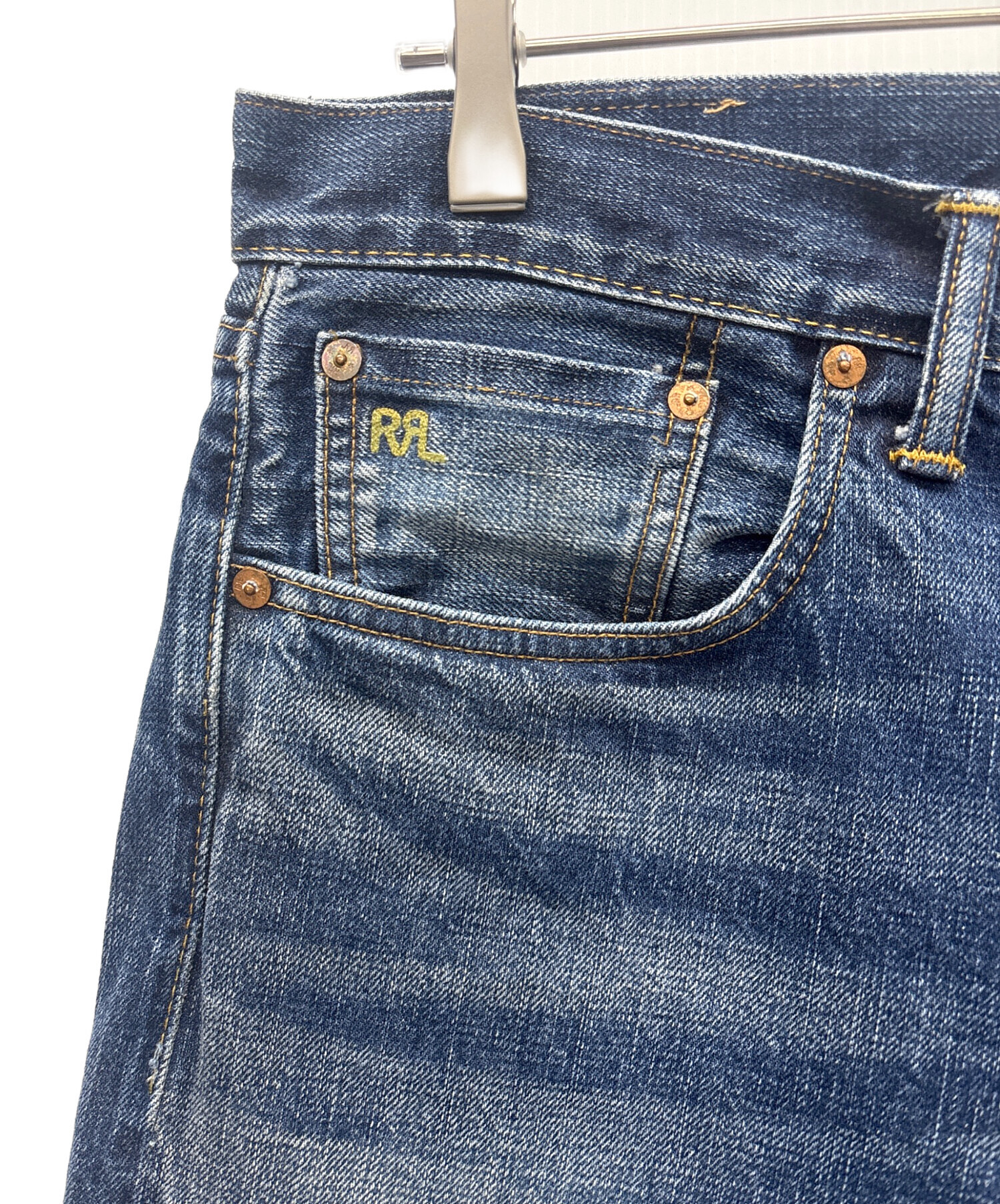 中古・古着通販】RRL (ダブルアールエル) デニムパンツ インディゴ