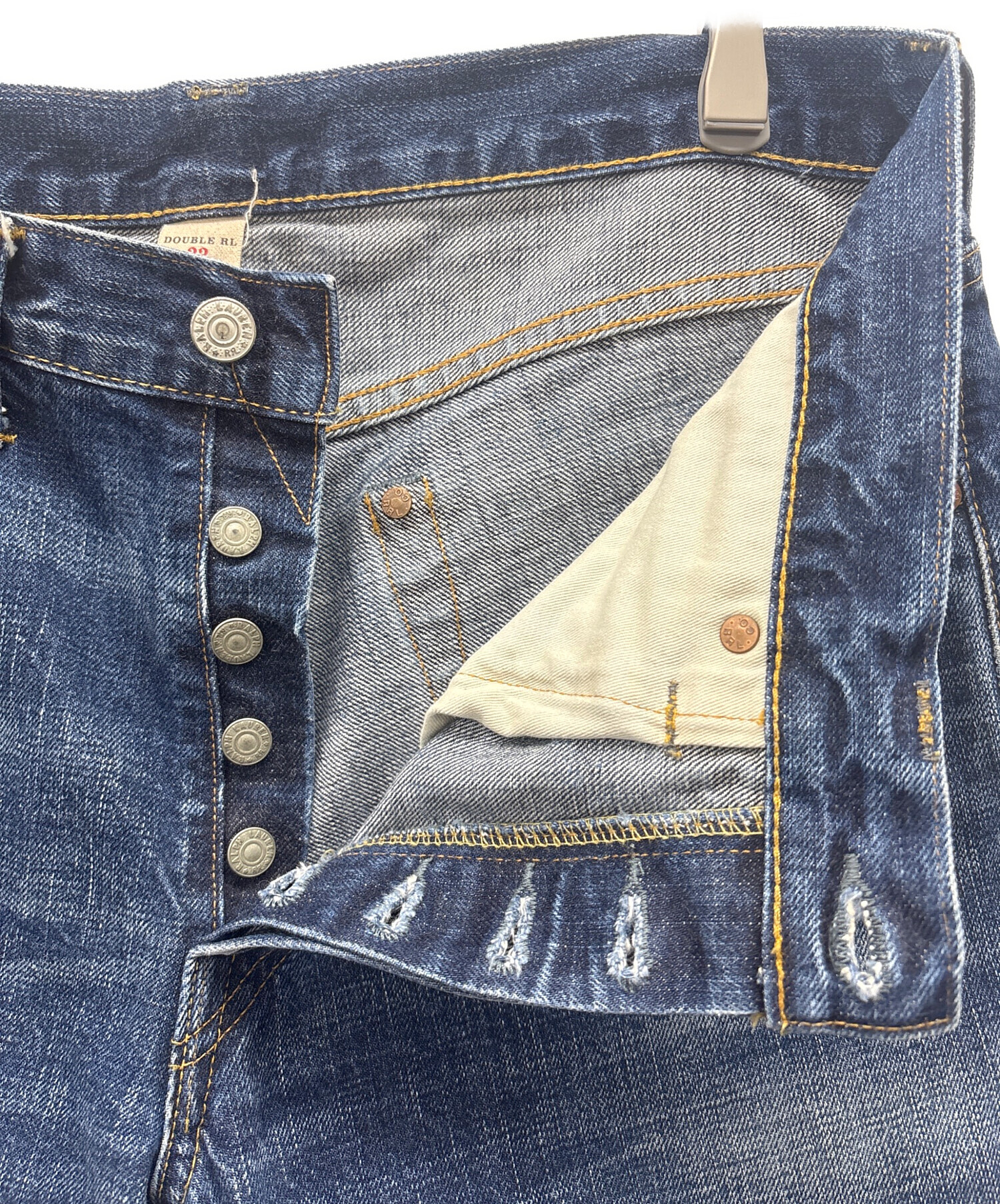 中古・古着通販】RRL (ダブルアールエル) デニムパンツ インディゴ