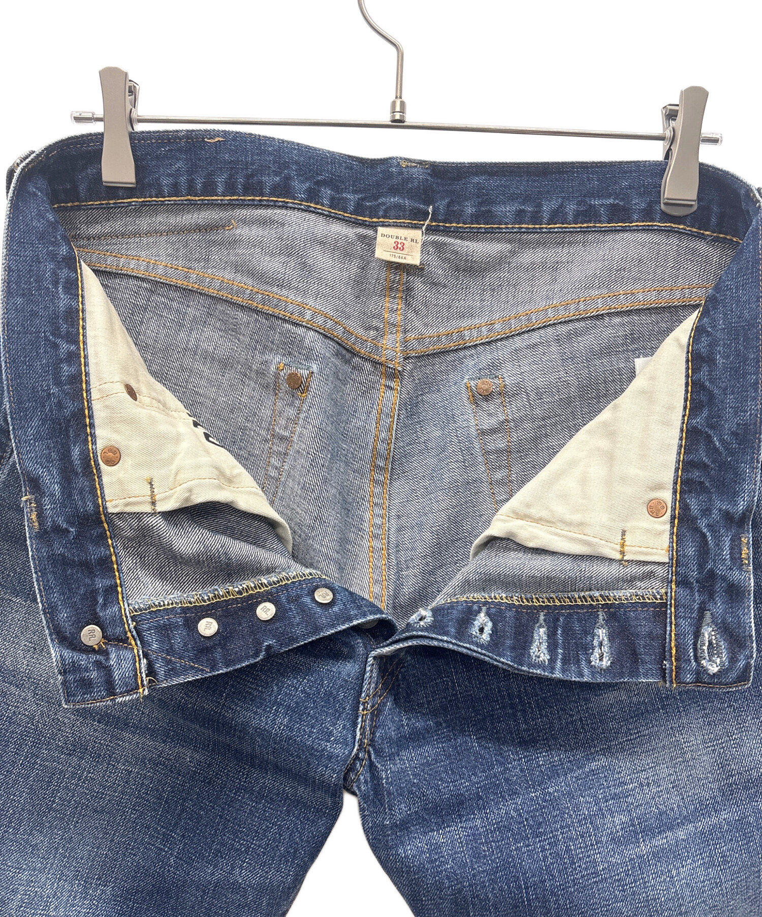 中古・古着通販】RRL (ダブルアールエル) デニムパンツ インディゴ