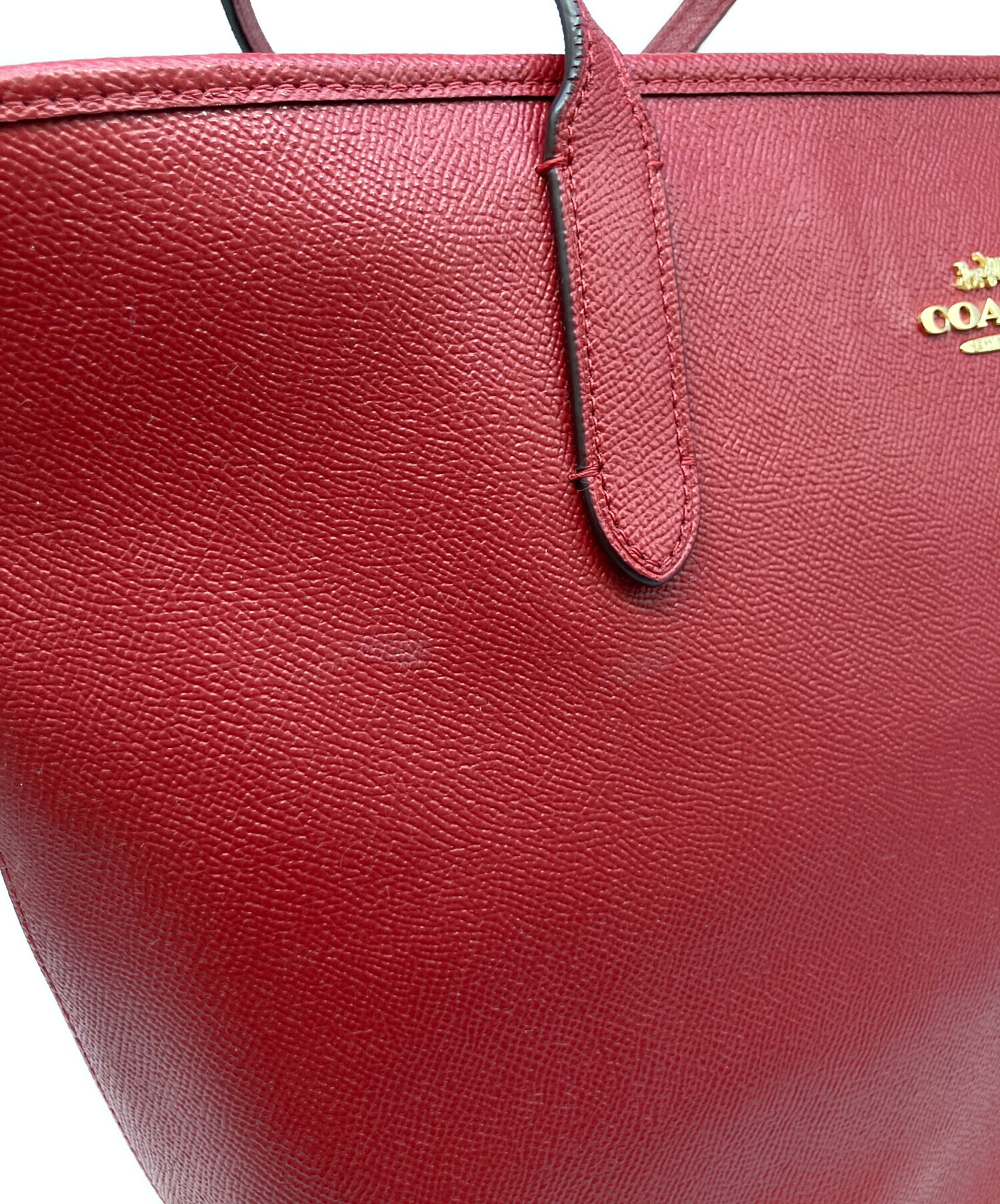 中古・古着通販】COACH (コーチ) トートバッグ レッド｜ブランド・古着