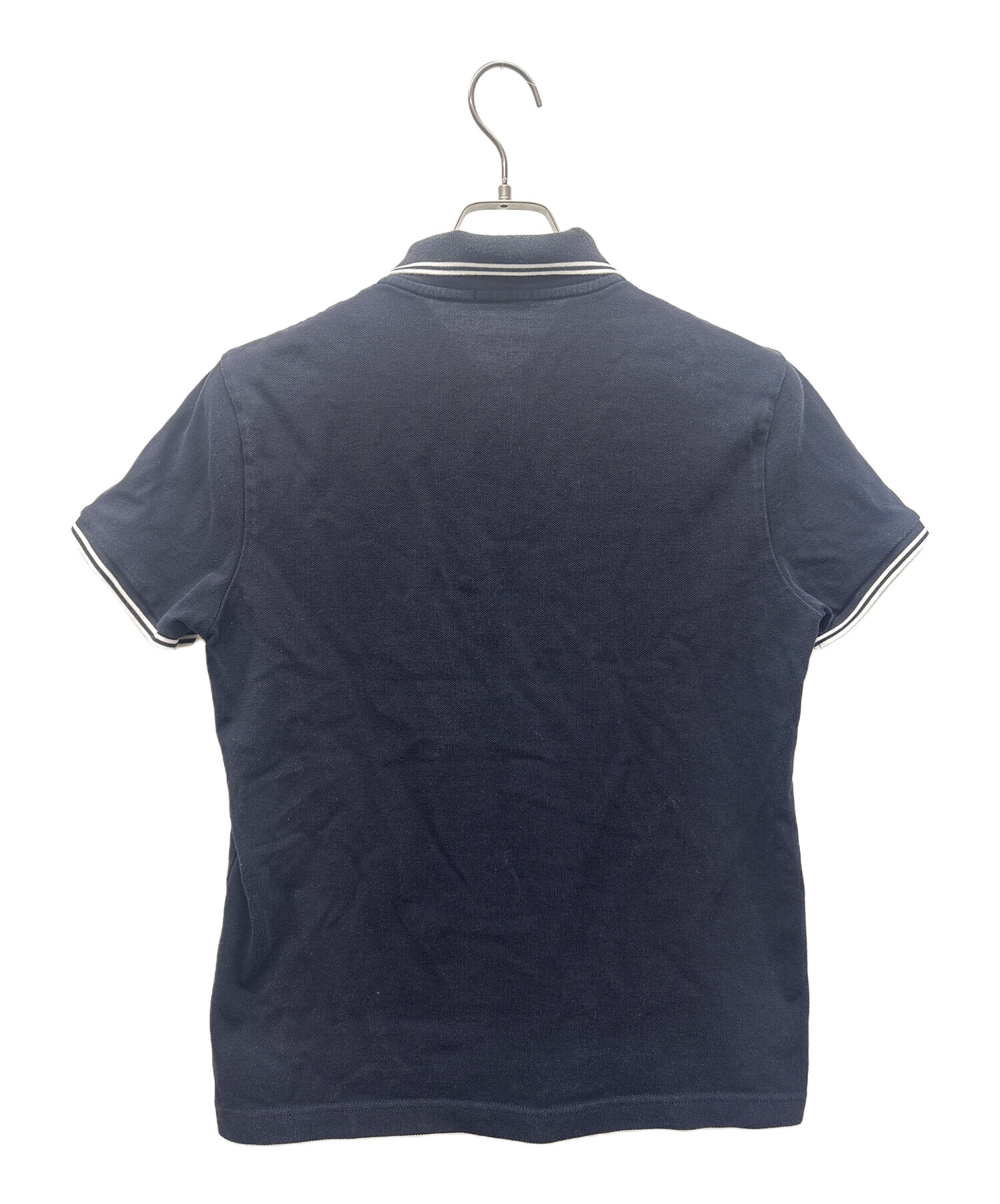 中古・古着通販】MONCLER (モンクレール) ポロシャツ ネイビー サイズ