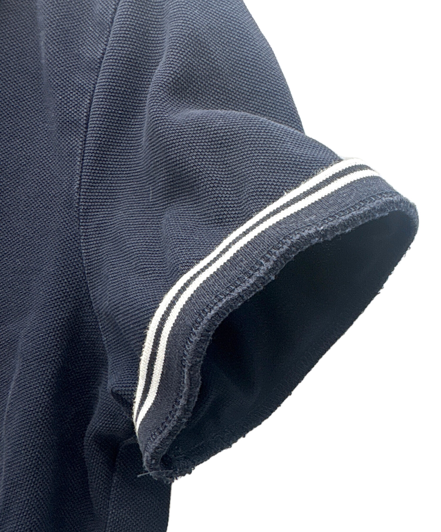 中古・古着通販】MONCLER (モンクレール) ポロシャツ ネイビー サイズ