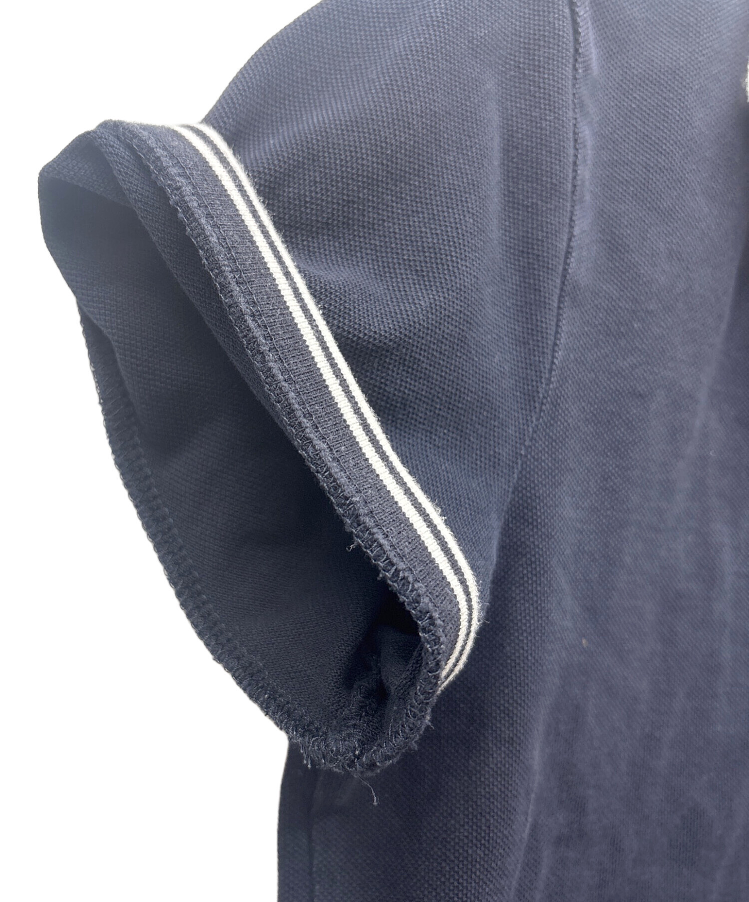 中古・古着通販】MONCLER (モンクレール) ポロシャツ ネイビー サイズ