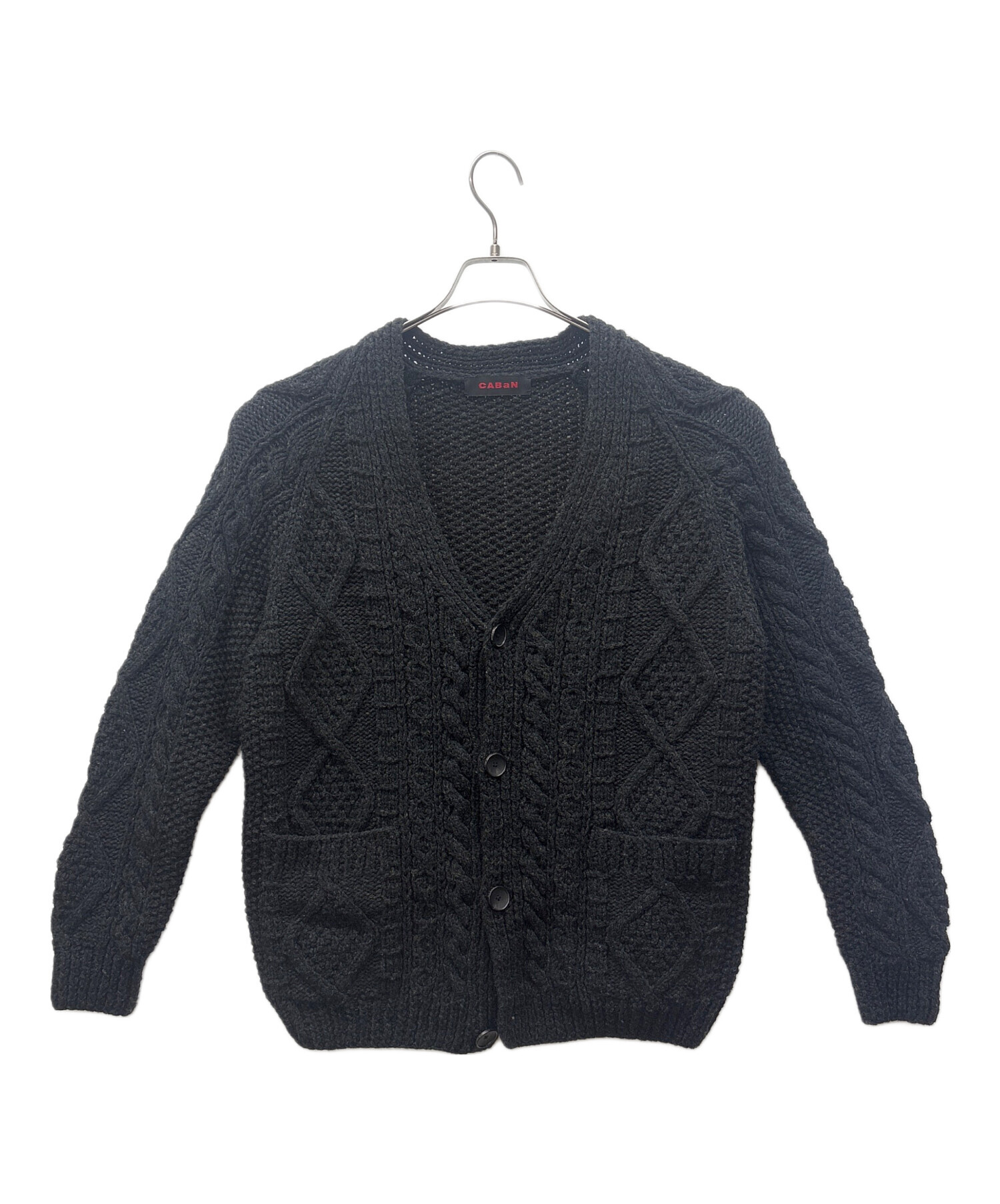 CABaN キャバン ニット・セーター L 黒 【古着】【中古】 中古・古着通販】CABAN (キャバン) 厚手カーディガン ブラック サイズ