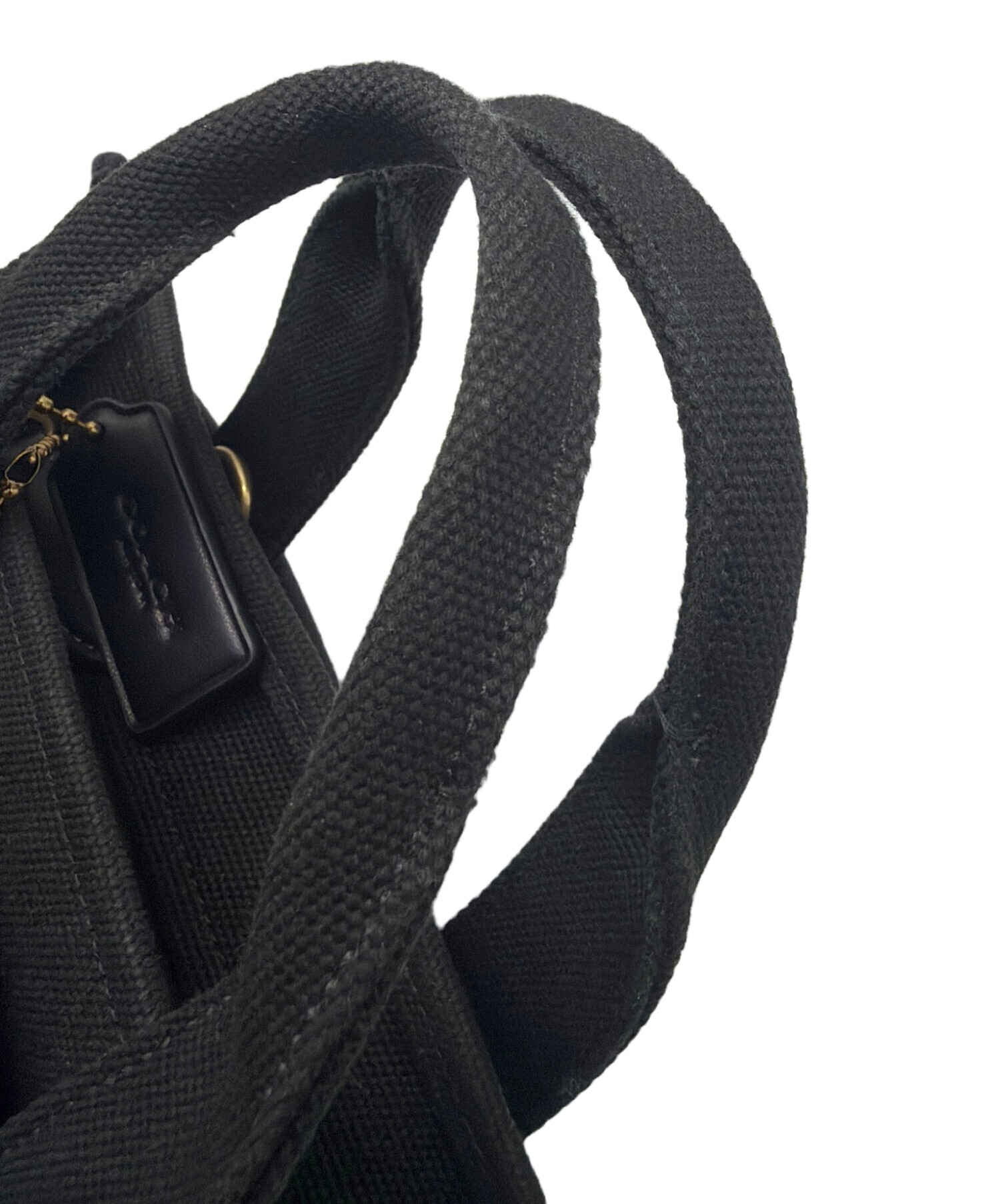 中古・古着通販】COACH (コーチ) カーゴトートバッグ ブラック