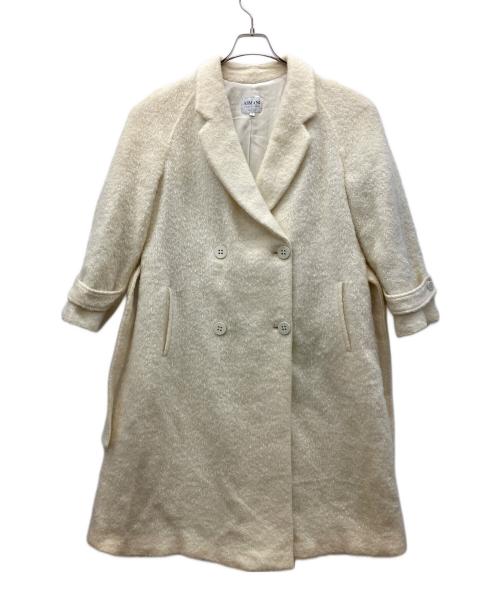 ARMANI COLLEZIONI アイボリー ロングコート 40 中古・古着通販】ARMANI COLLEZIONI (アルマーニ コレツィオーニ