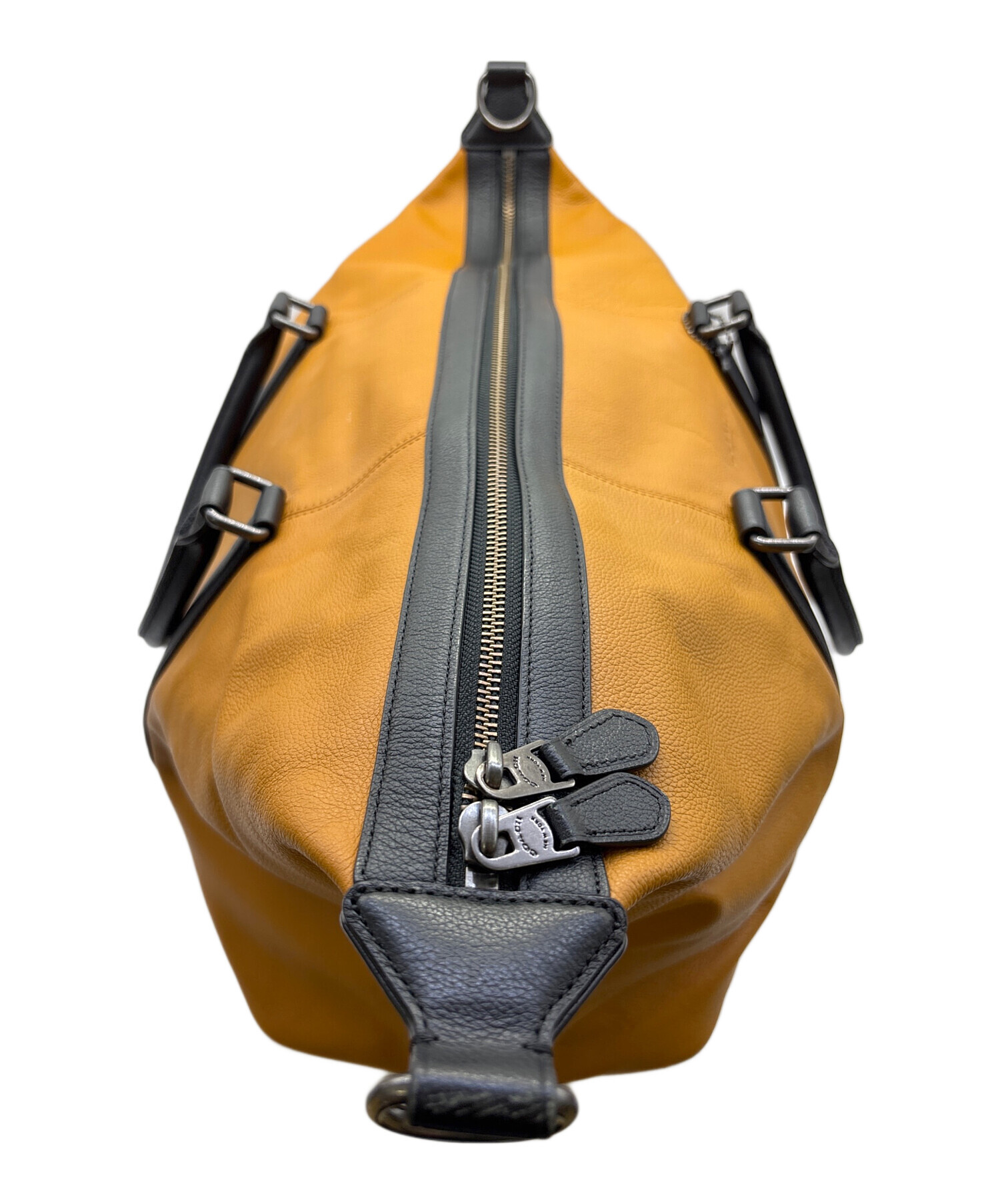 中古・古着通販】COACH (コーチ) ボストンバッグ ブラック×ブラウン