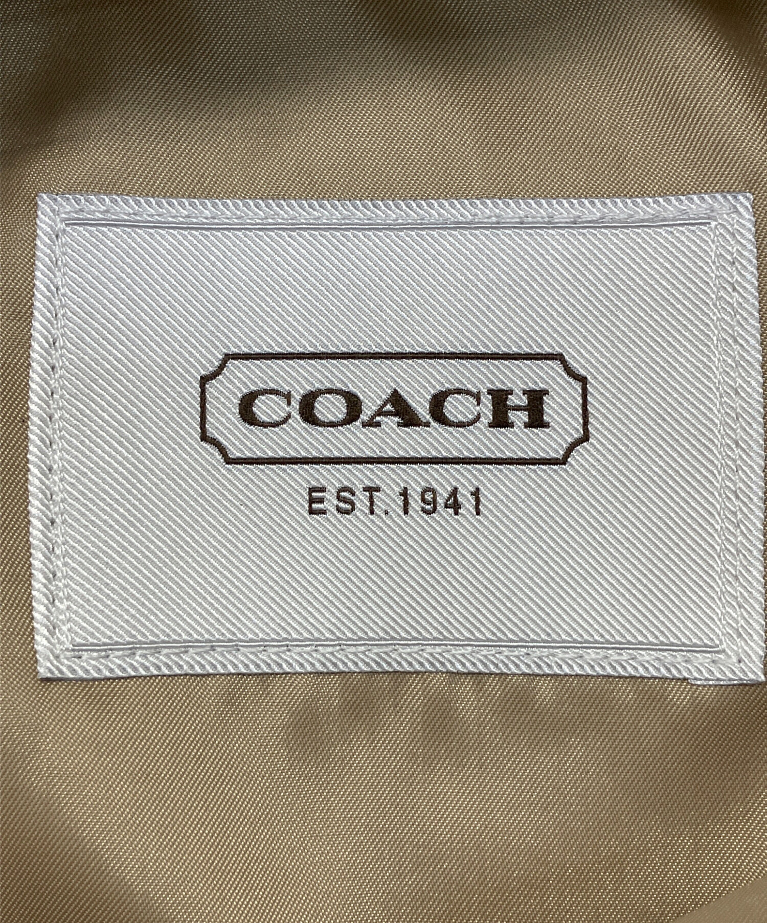 中古・古着通販】COACH (コーチ) バケットハット ベージュ｜ブランド