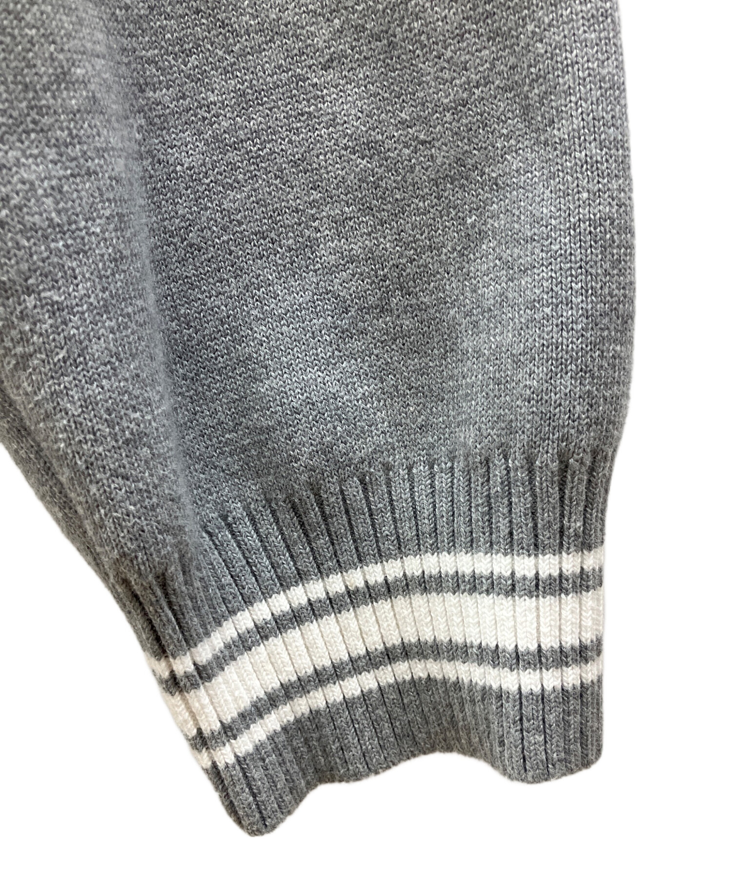   - 古着 カルバンクライン   JEANS ボーダー柄 コットンニットカーディガン レディースL相当 /eaa500987 中古・古着通販】Calvin Klein Jeans (カルバンクラインジーンズ) 厚手