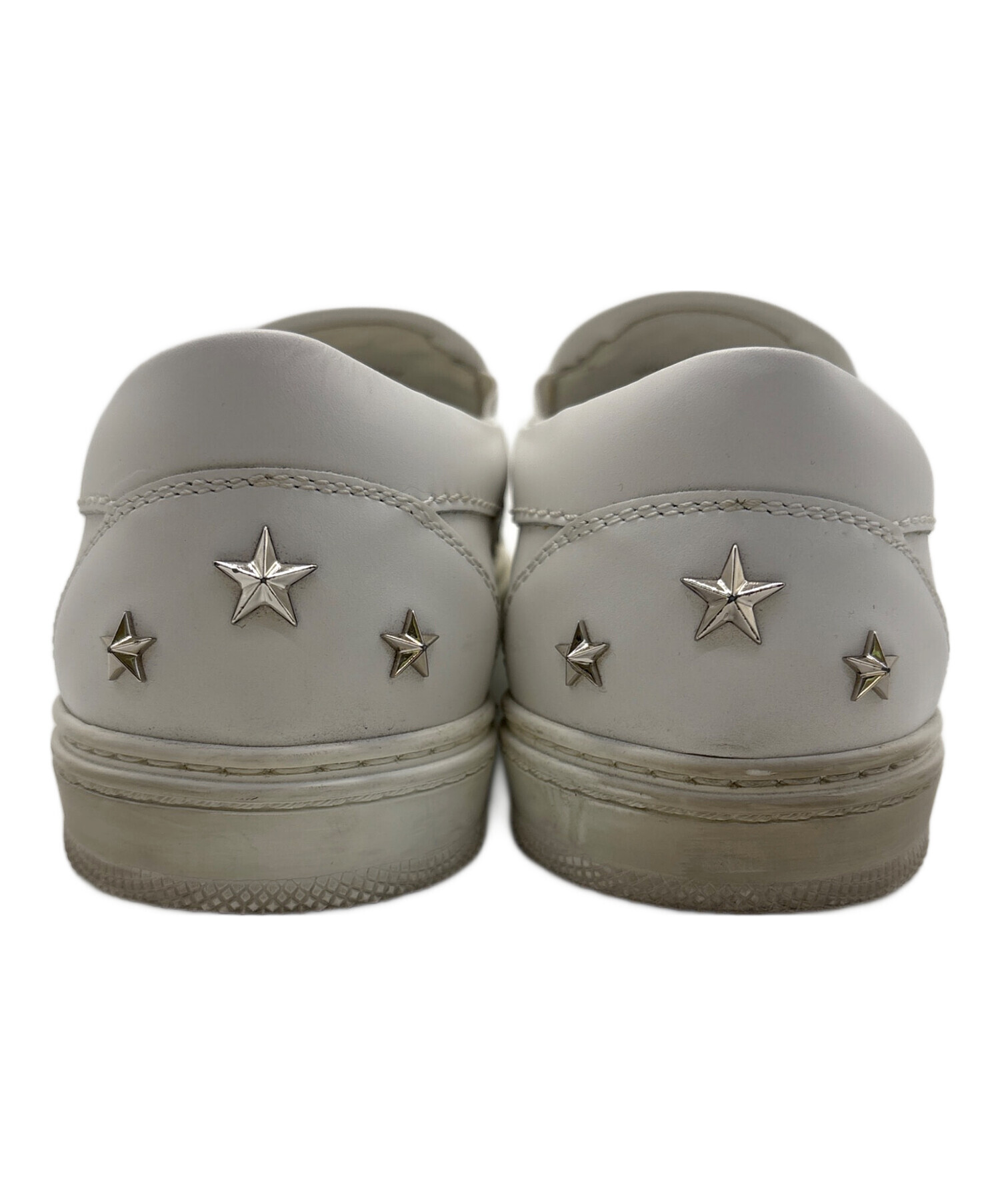 中古・古着通販】JIMMY CHOO (ジミーチュウ) スリッポン ホワイト