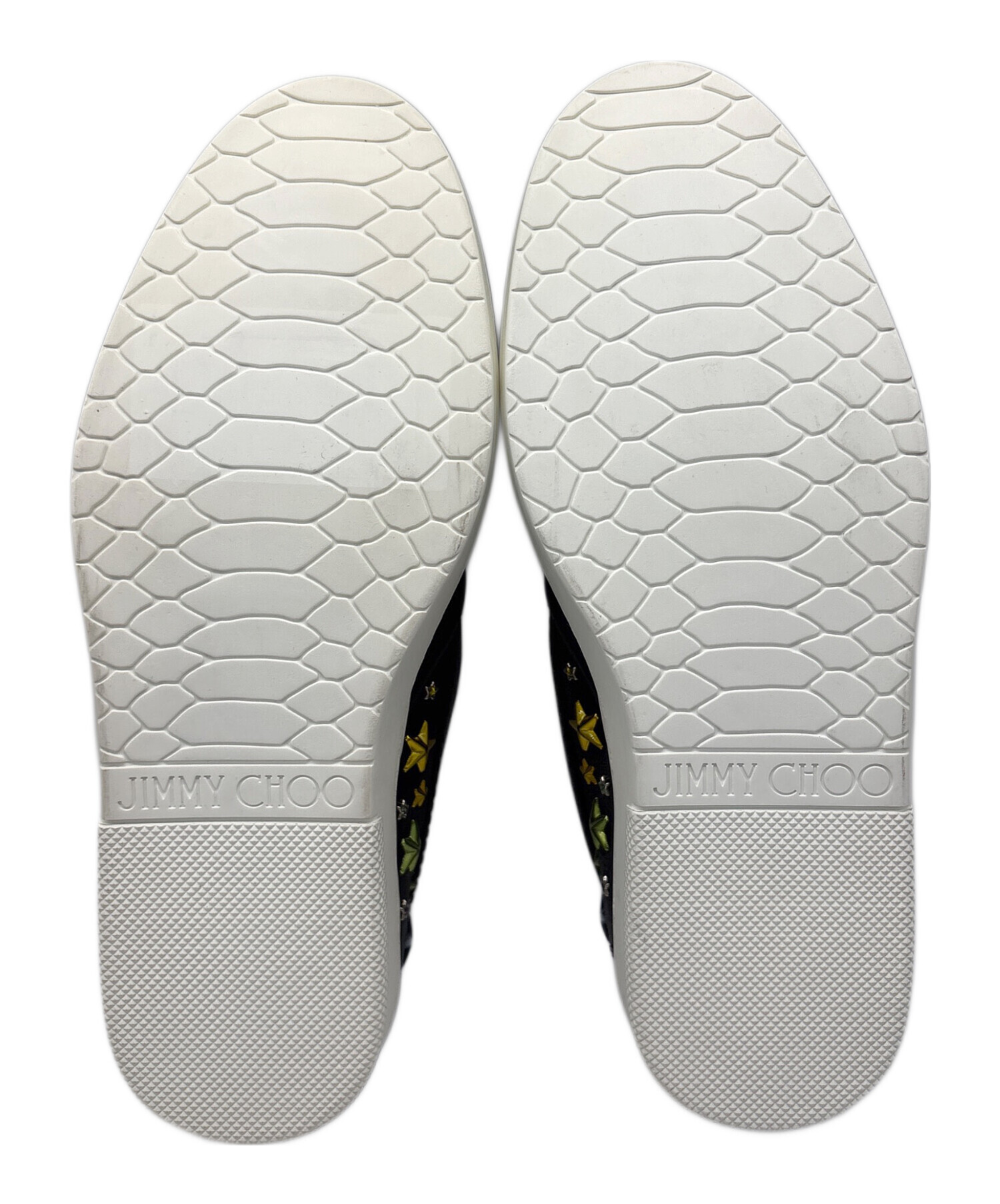 中古・古着通販】JIMMY CHOO (ジミーチュウ) スリッポン ブラック