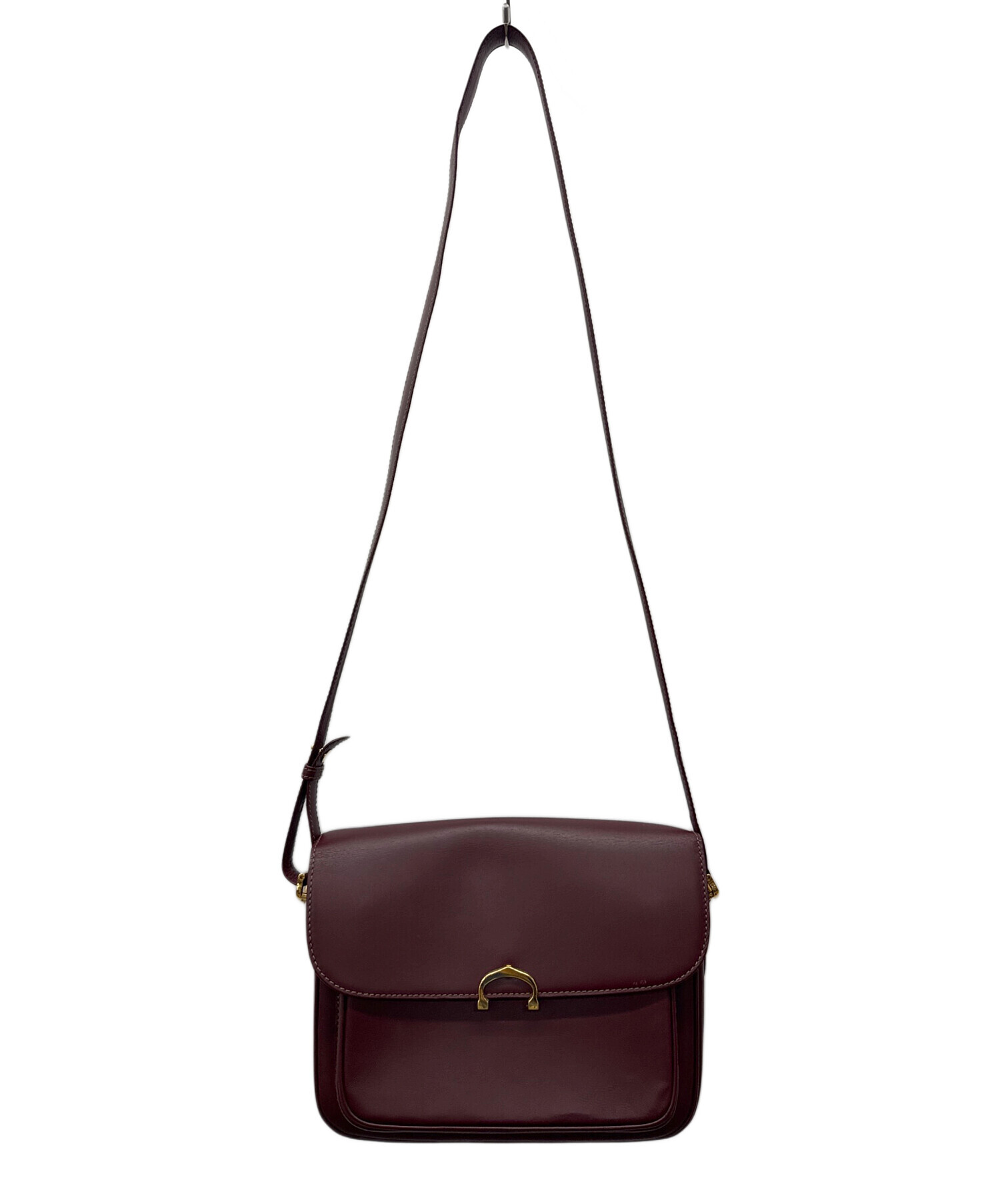 中古・古着通販】Cartier (カルティエ) ショルダーバッグ ブラウン 