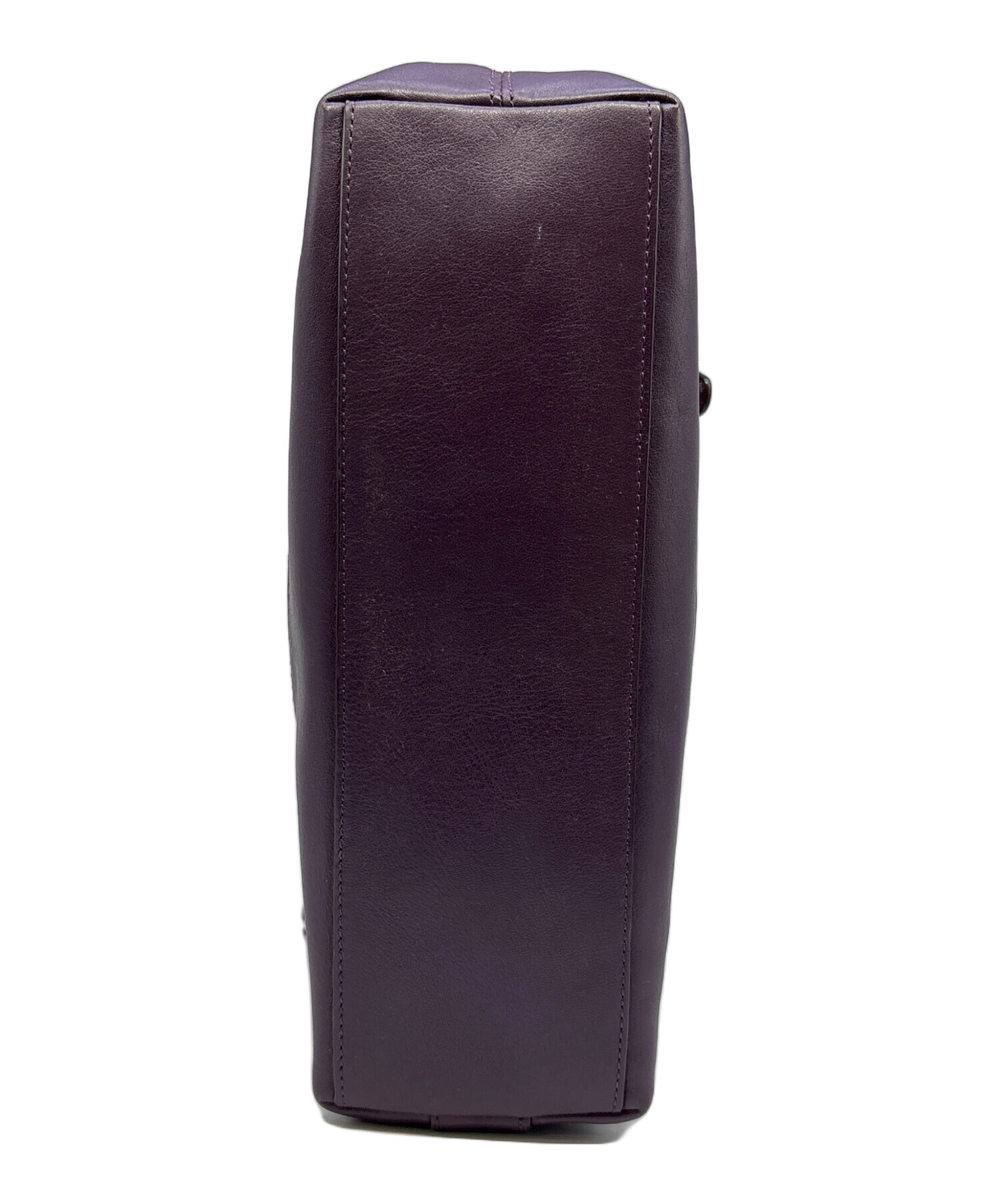 中古・古着通販】COACH (コーチ) ショルダーバッグ ベージュ×パープル 
