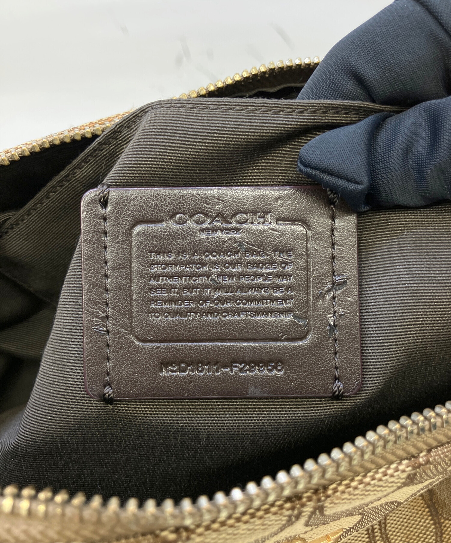 中古・古着通販】COACH (コーチ) トートバッグ ブラウン｜ブランド
