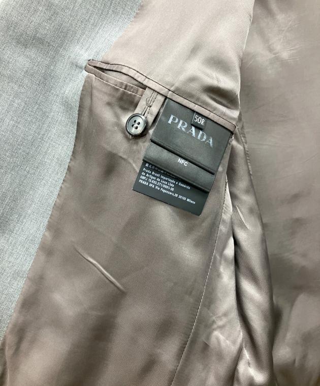 中古・古着通販】PRADA (プラダ) セットアップスーツ グレー サイズ