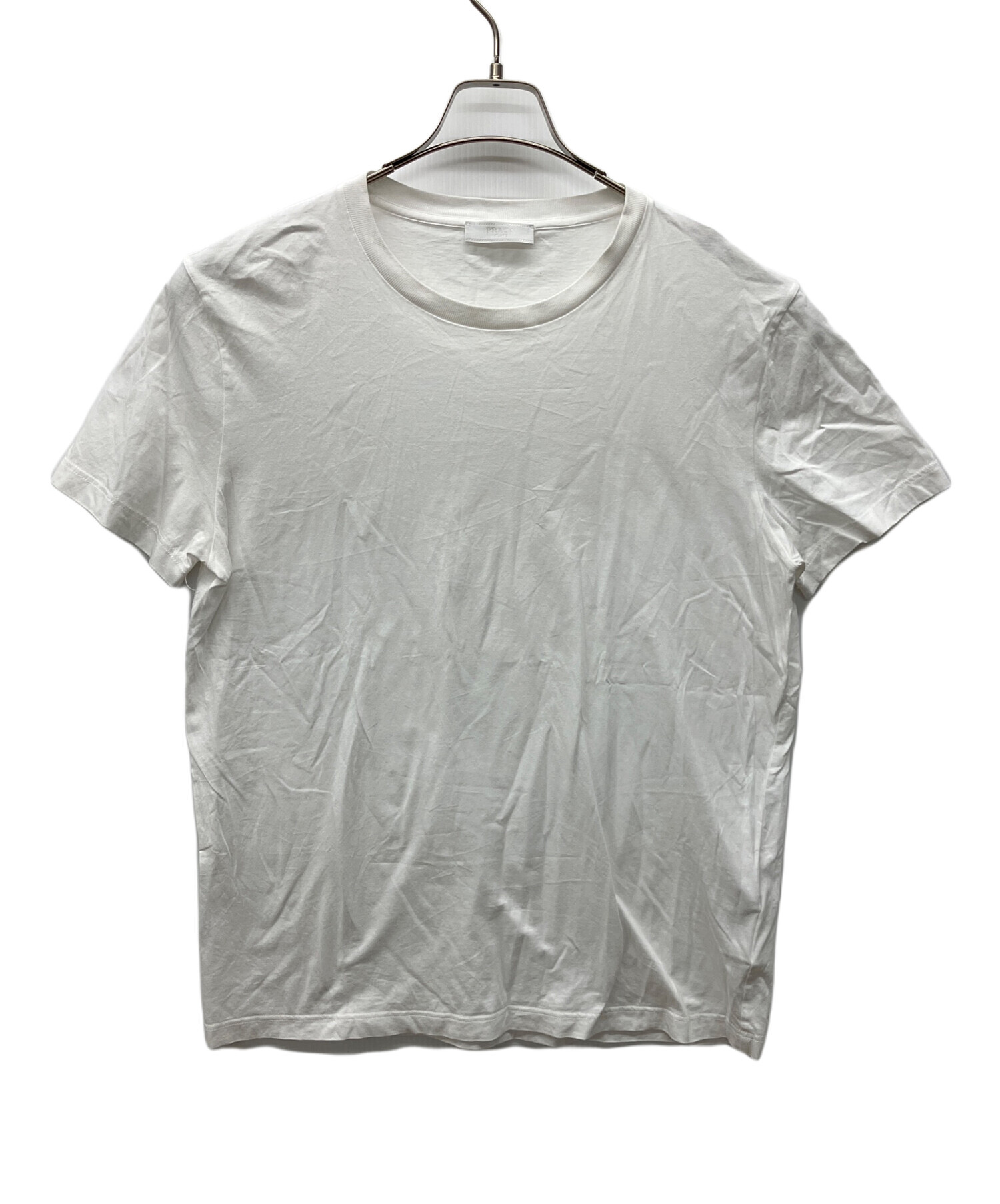 中古・古着通販】PRADA (プラダ) 半袖カットソー ホワイト サイズ:XXL
