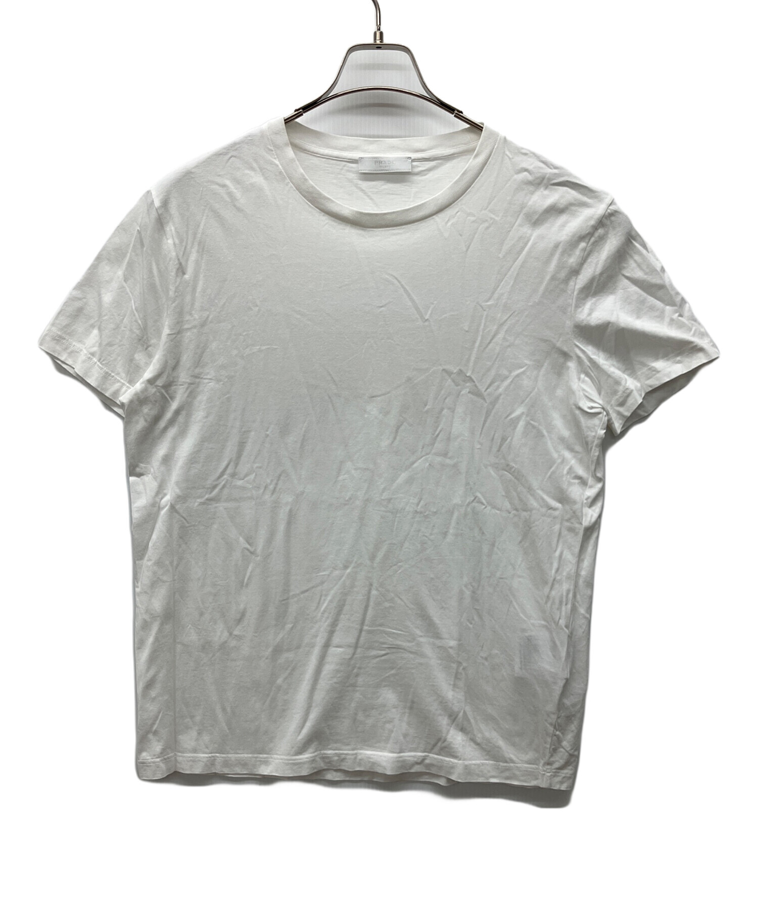 中古・古着通販】PRADA (プラダ) 半袖カットソー ホワイト サイズ:XXL