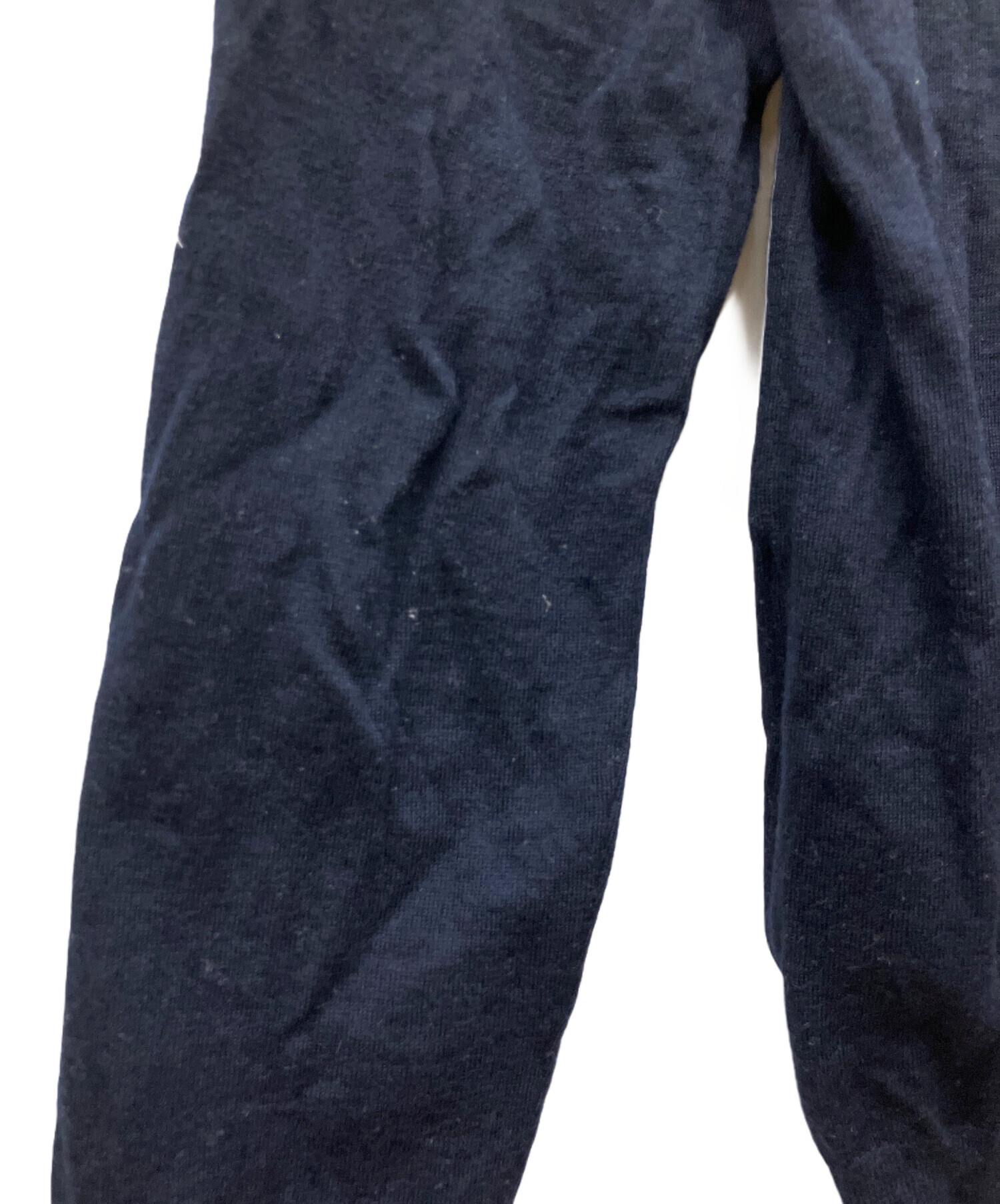 中古・古着通販】PRADA (プラダ) ニットポロシャツ ネイビー サイズ:50