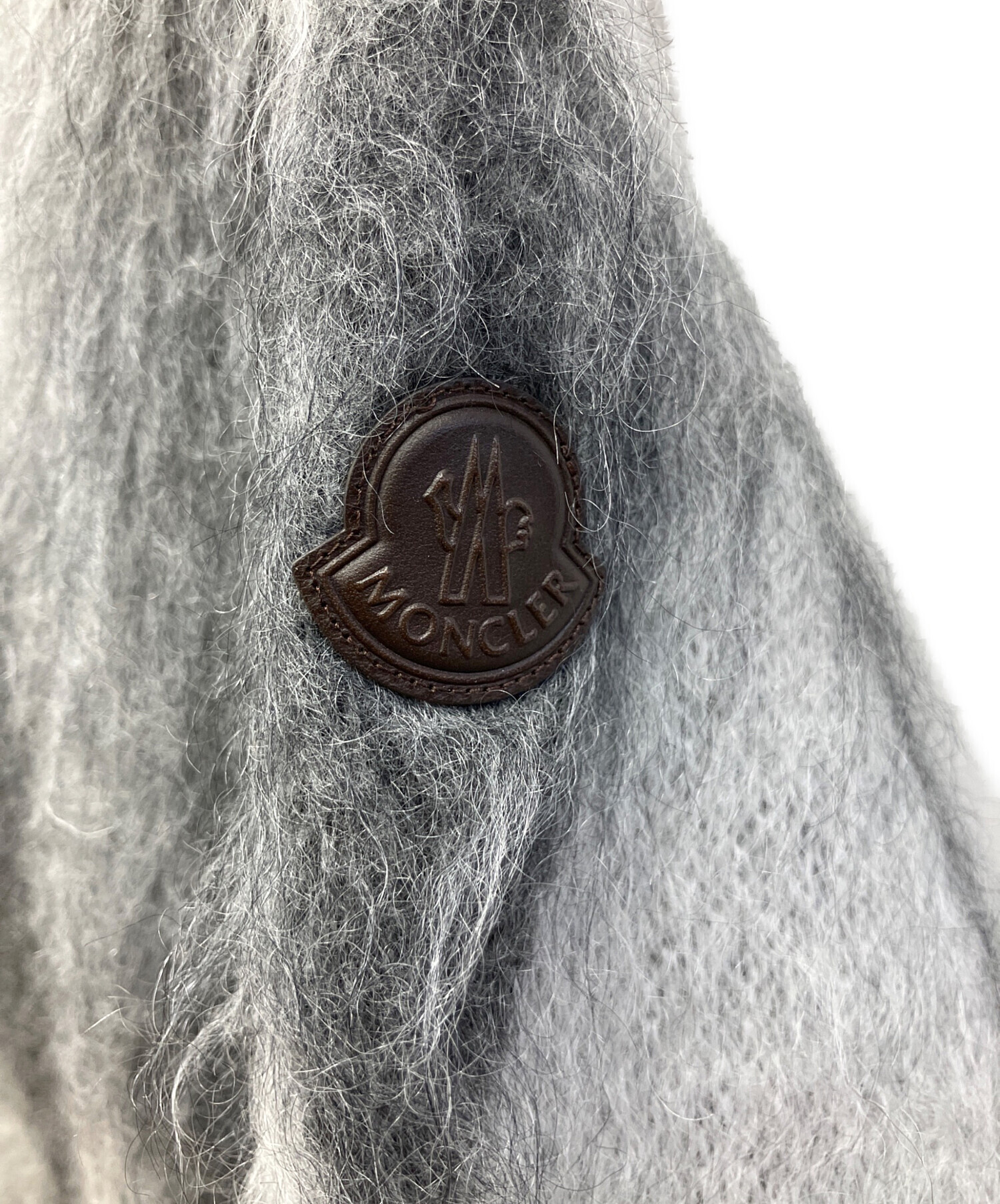 中古・古着通販】MONCLER (モンクレール) 厚手カーディガン グレー