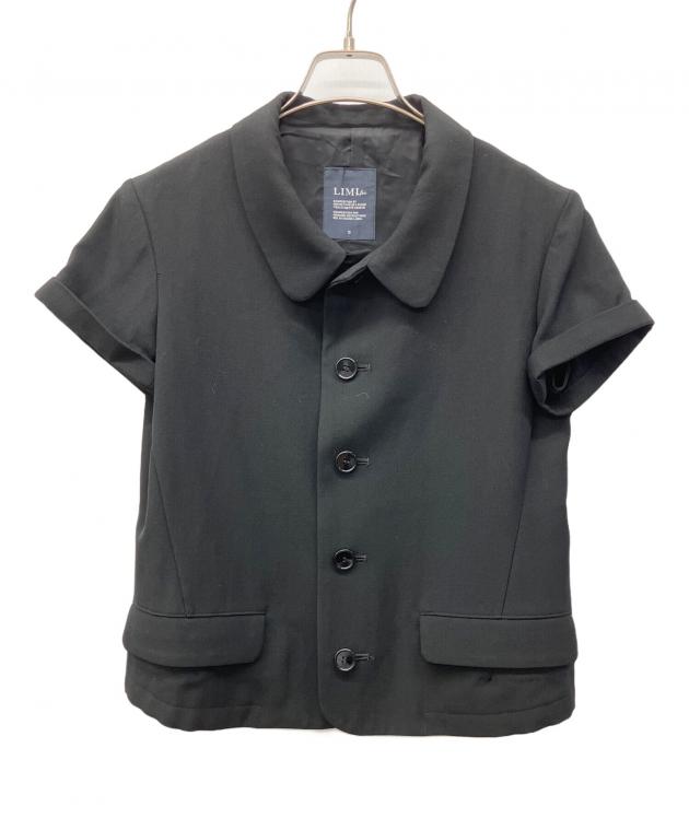 LIMI feu リミフゥ ブラック レースアップ風 半袖トップス 中古・古着通販】LIMI feu (リミフゥ) 半袖シャツ ブラック サイズ:S