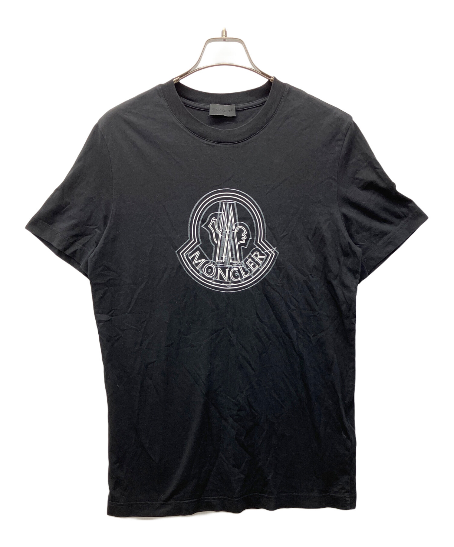 中古・古着通販】MONCLER (モンクレール) 半袖カットソー ブラック