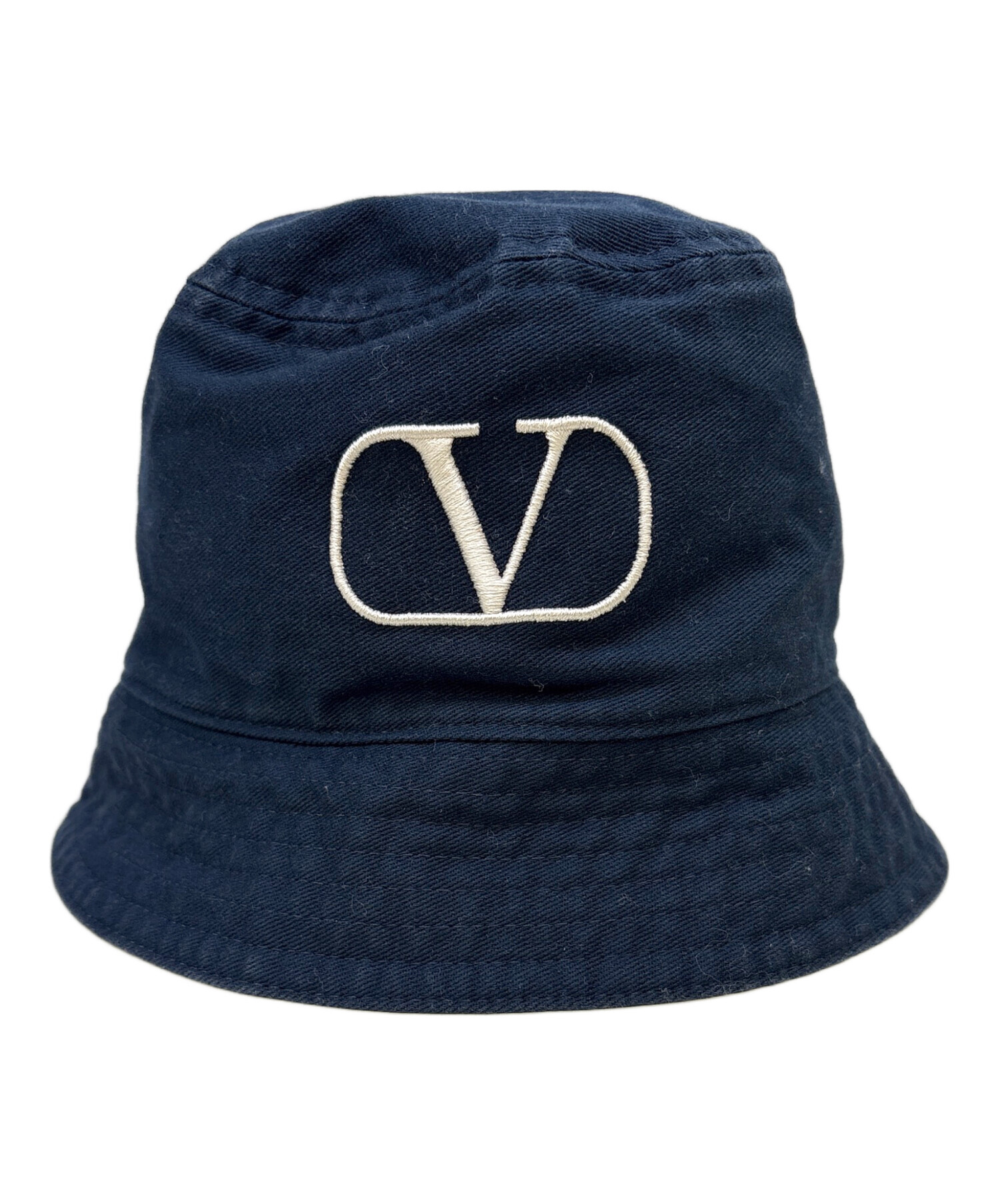 専用出品ヴァレンティノ　バケットハット 中古・古着通販】VALENTINO (ヴァレンティノ) バケットハット ネイビー